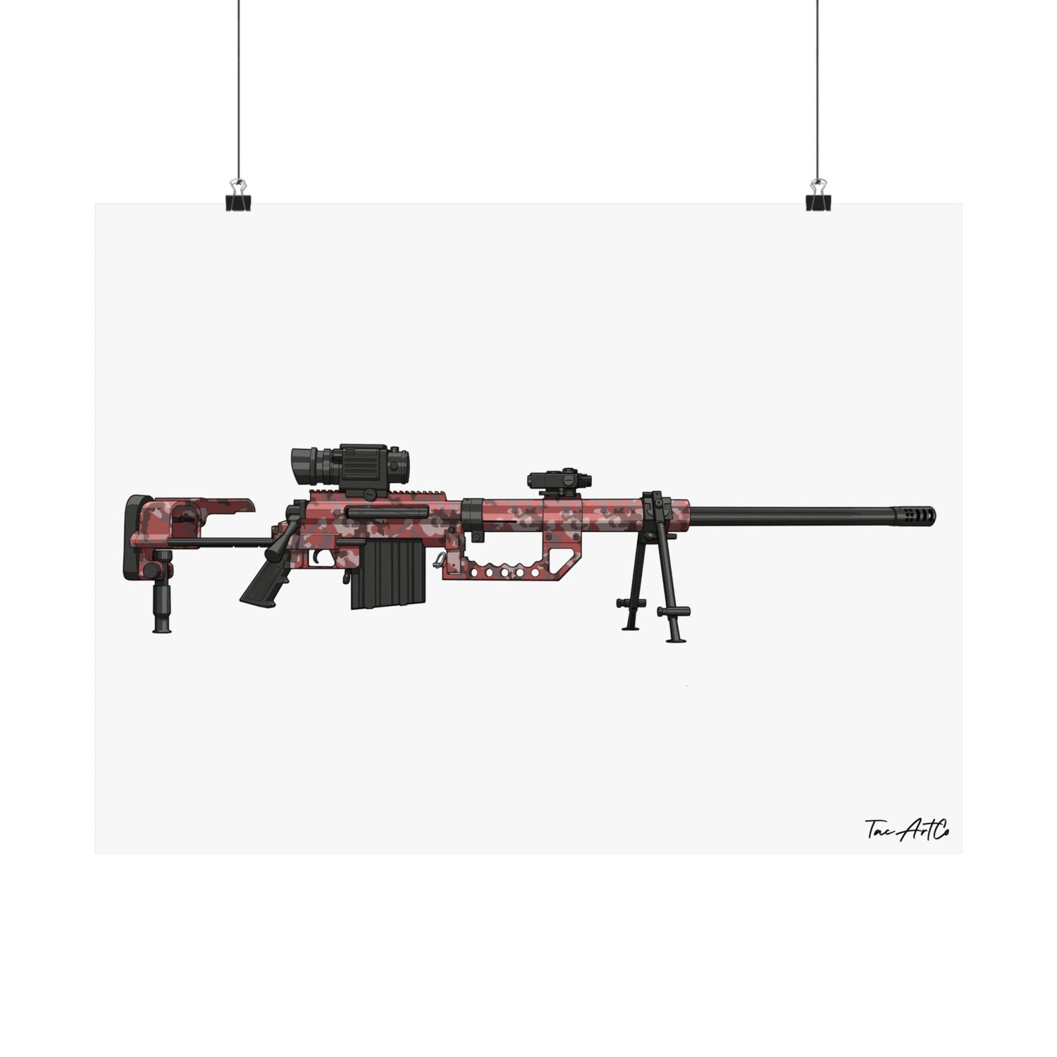 M200 Intervention COD Classic - Matte Poster