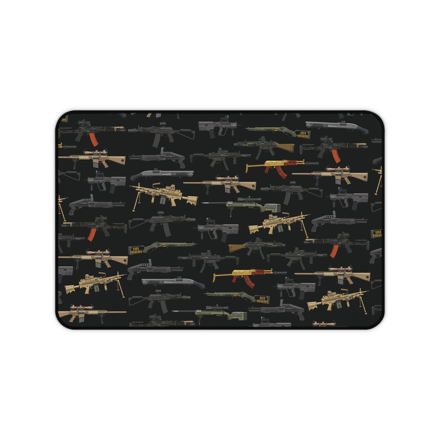 Firearm Assortment V2 – Desk Mat