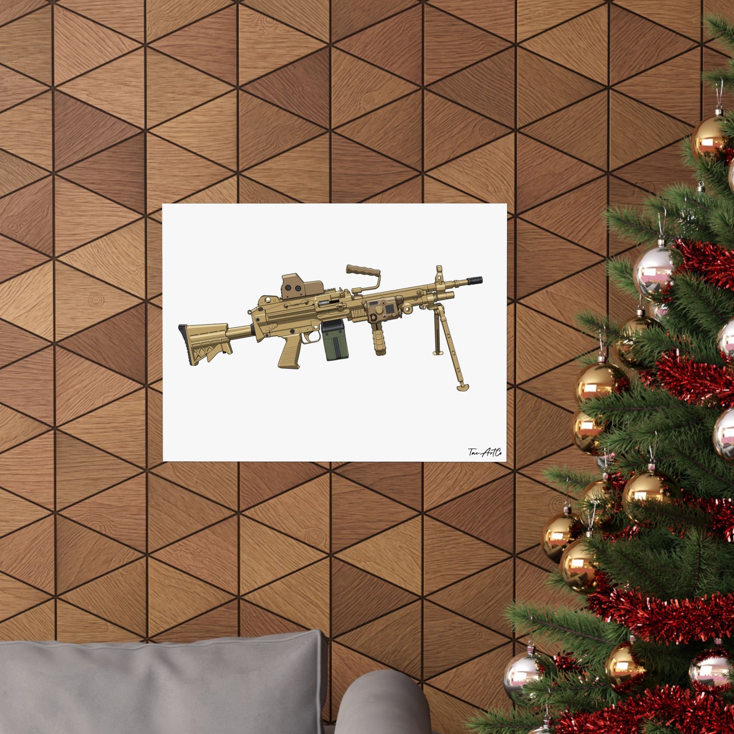 M249 LMG - Matte Poster