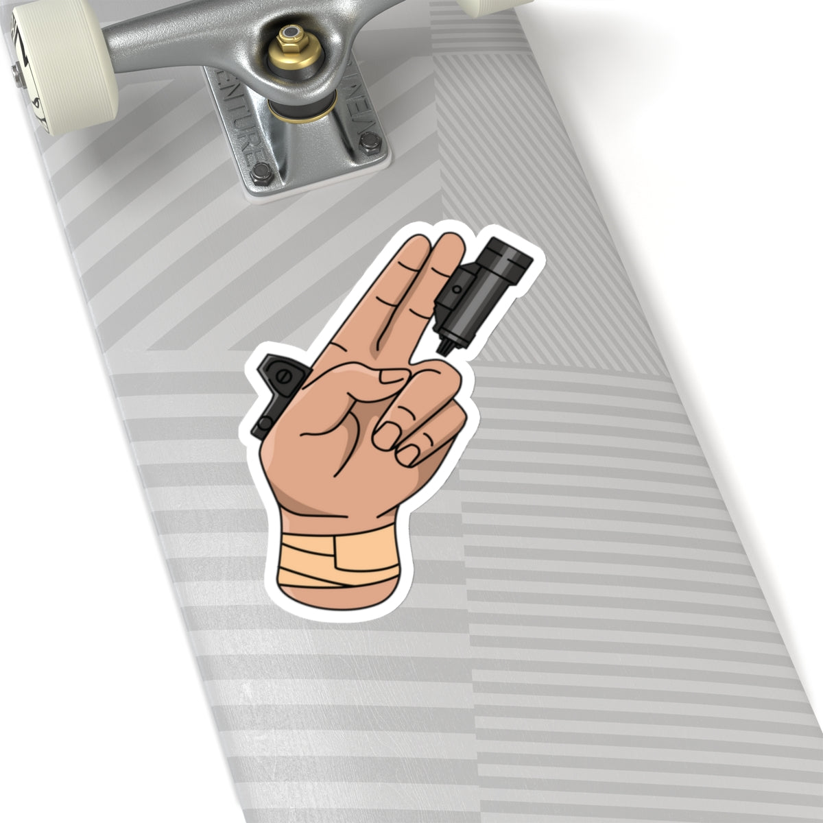 TacArt Finger Gun v8 - Sticker