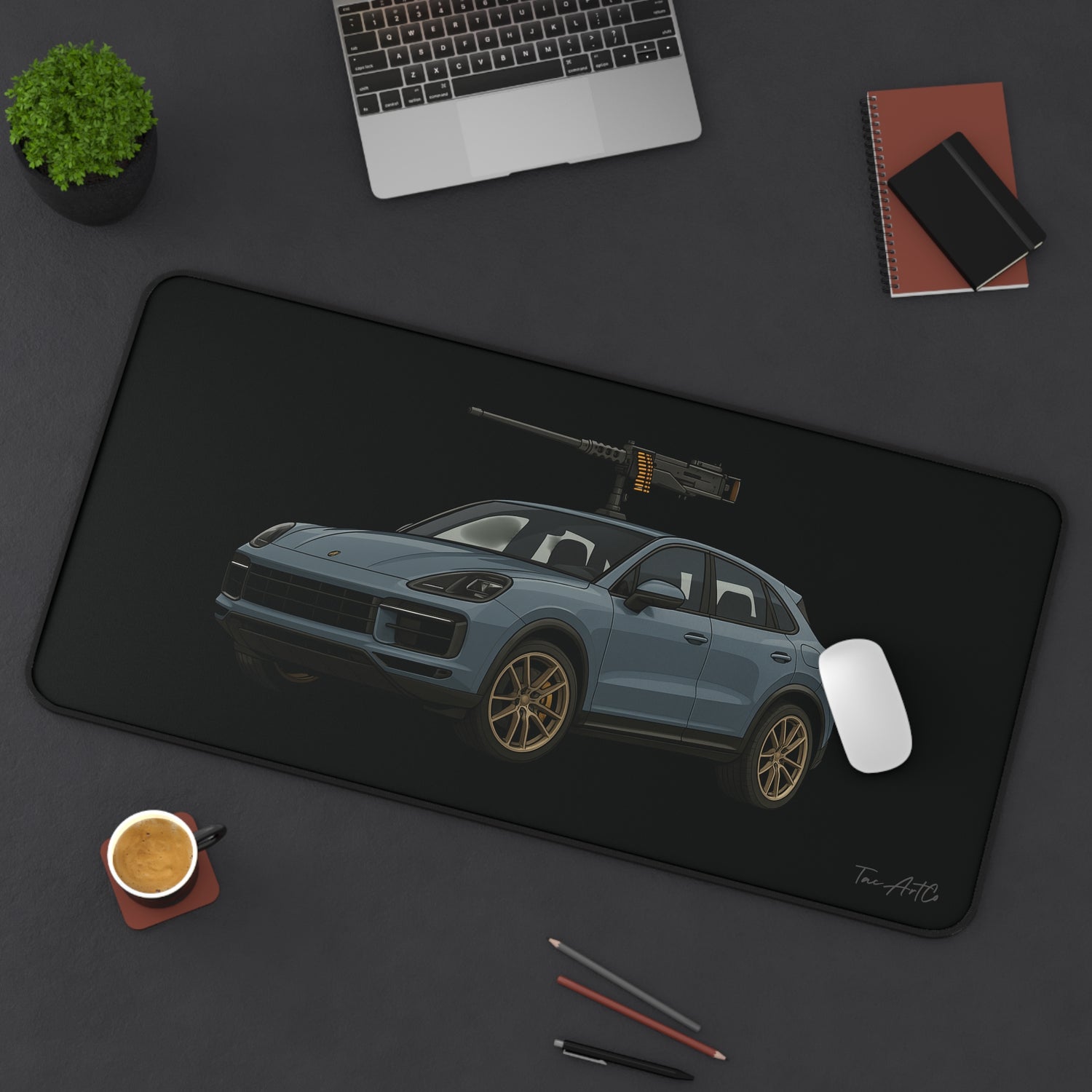 Porsche Cayenne Technical - Desk Mat