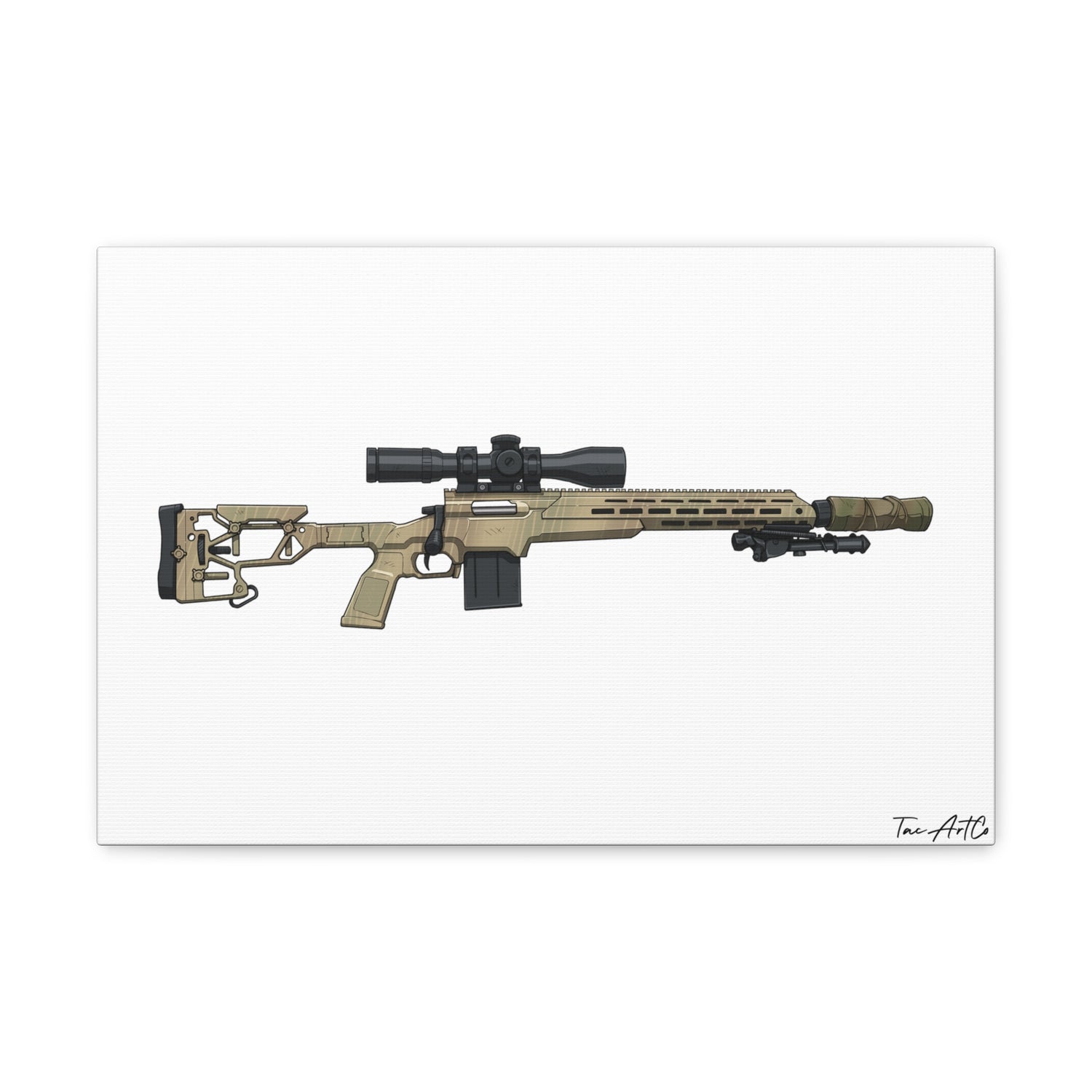 Bolt Gun v1 - Canvas Print