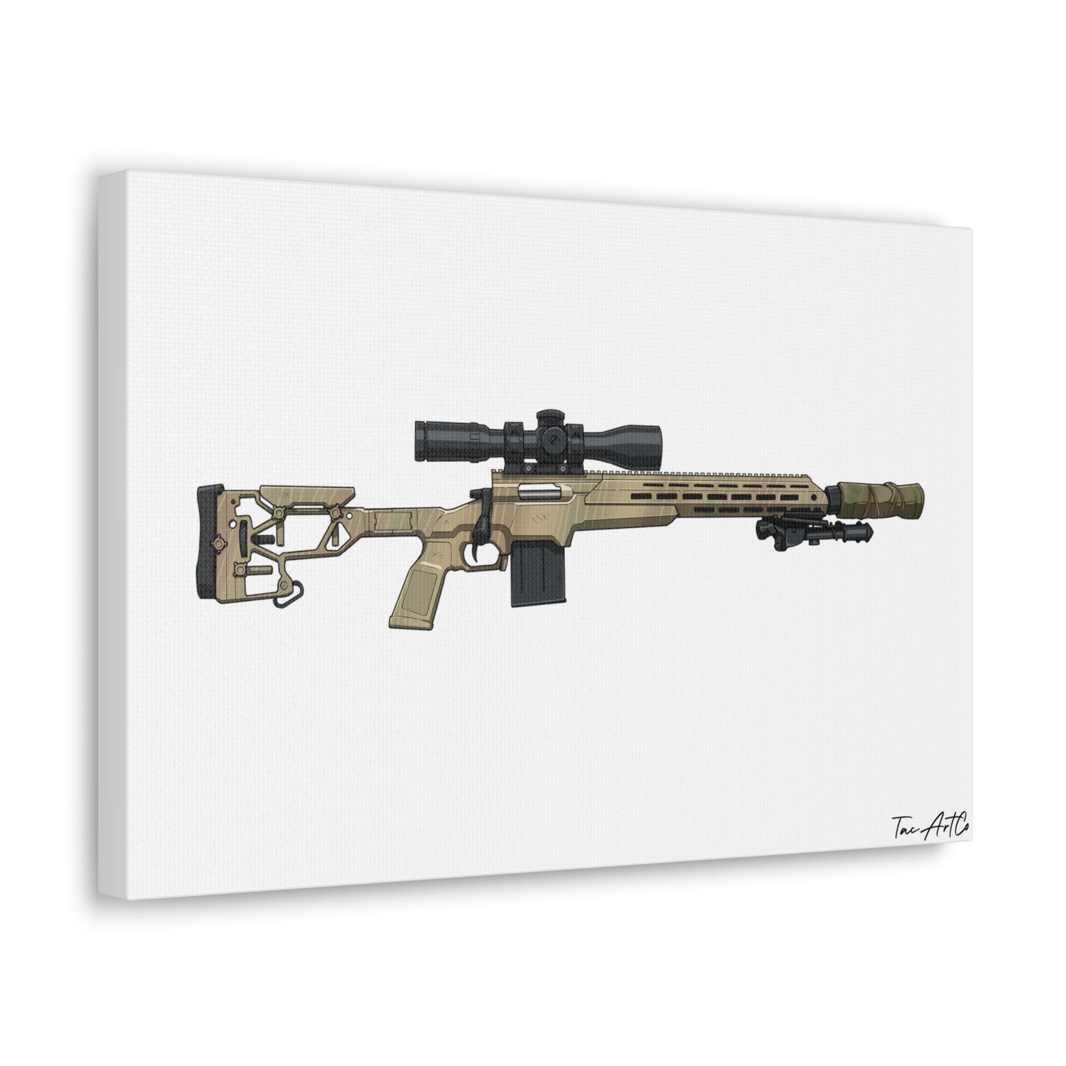 Bolt Gun v1 - Canvas Print