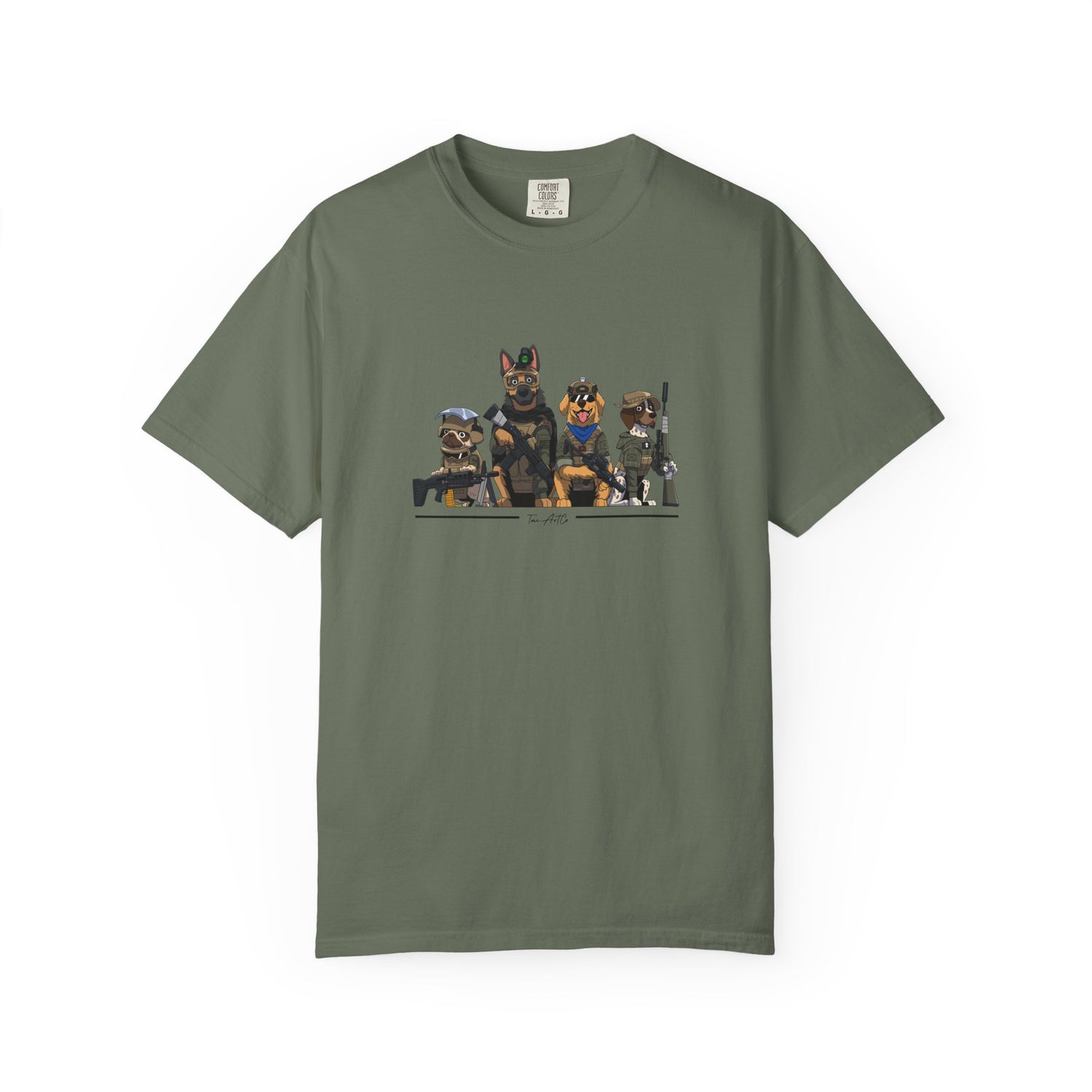 Dog Squad Tee – Sit. Stay. Send It.