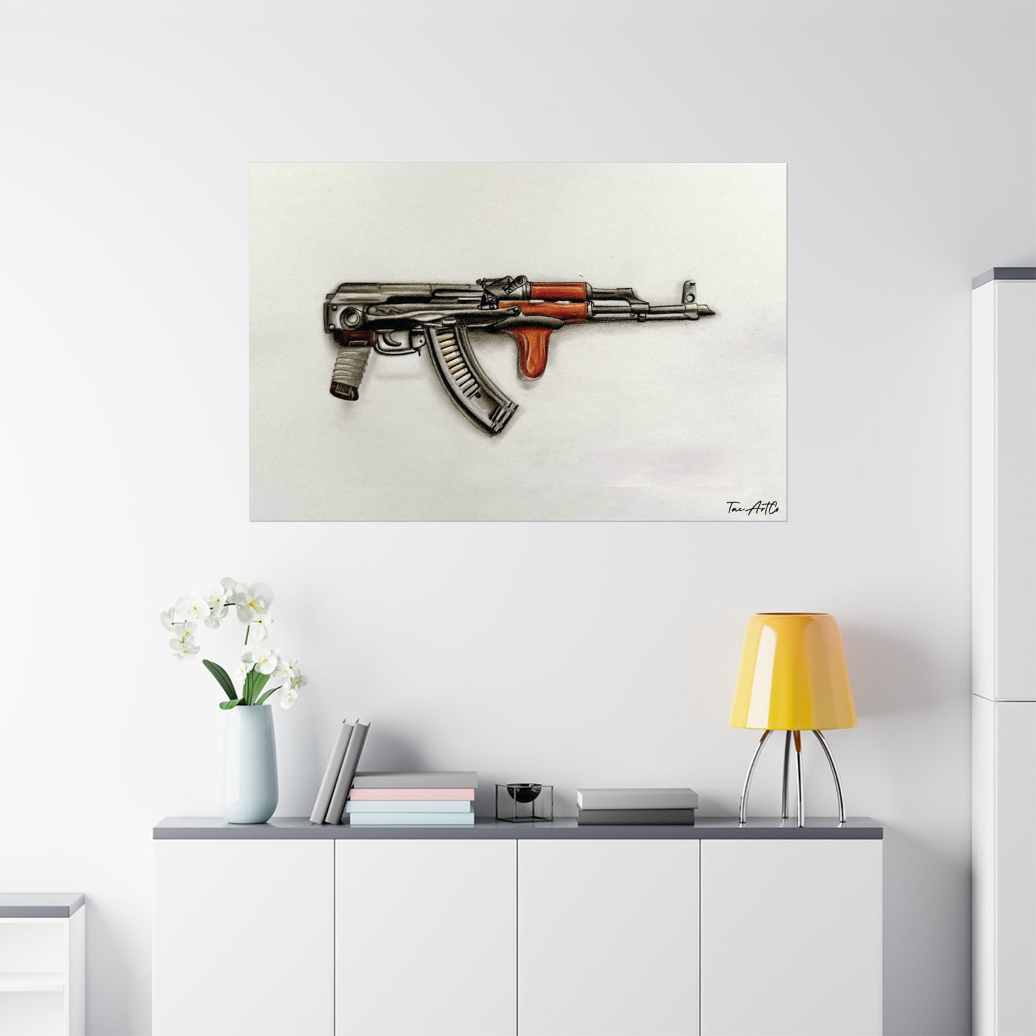 AK Under Folder W/Dong Sketch - Matte Poster