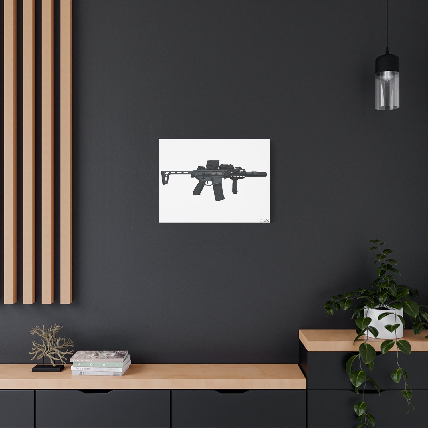 SIG MCX – Compact Rifle Canvas Print