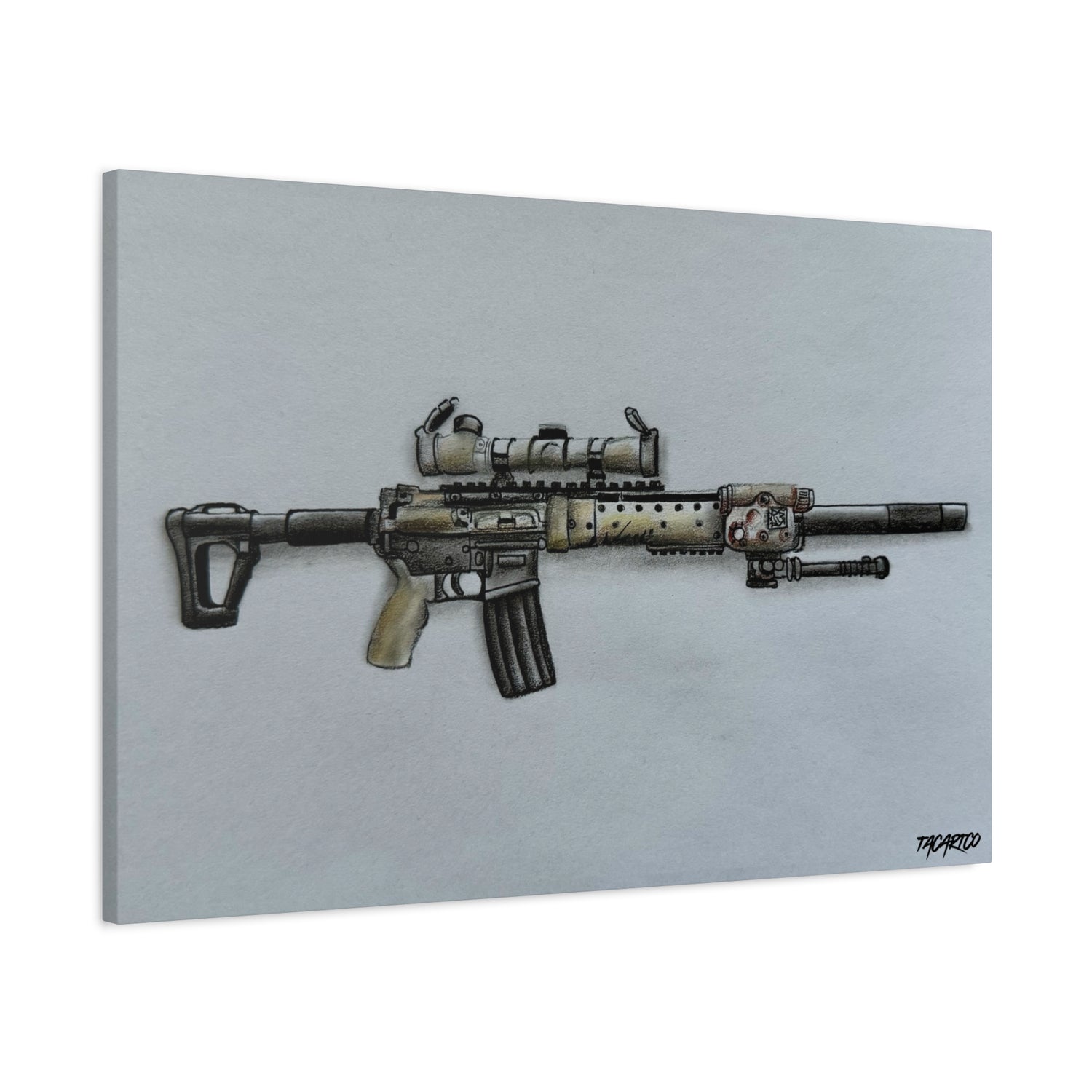 MK12 Mod H – Recce Rifle Canvas Print
