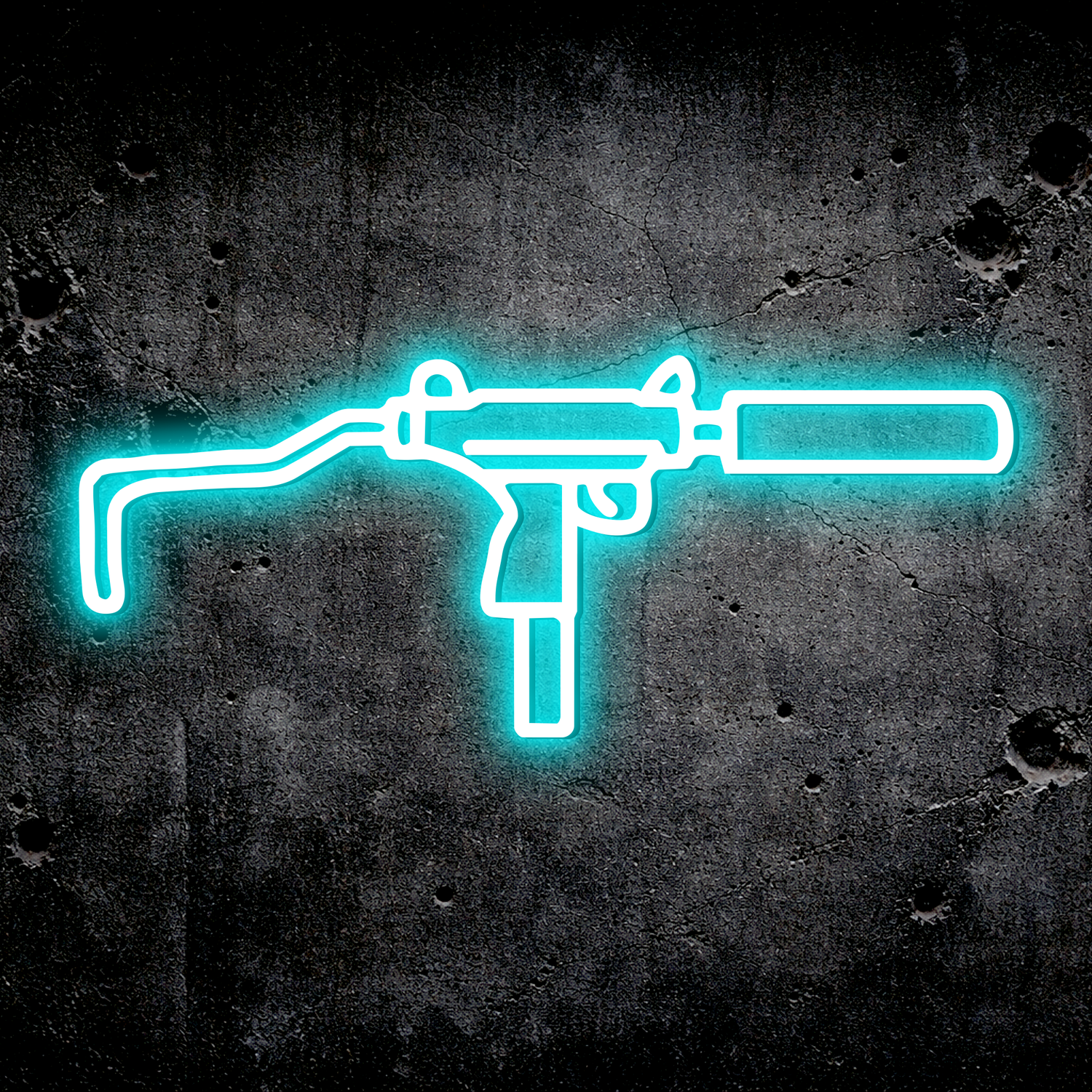 Mini Uzi LED Sign – TacArtCo MINI