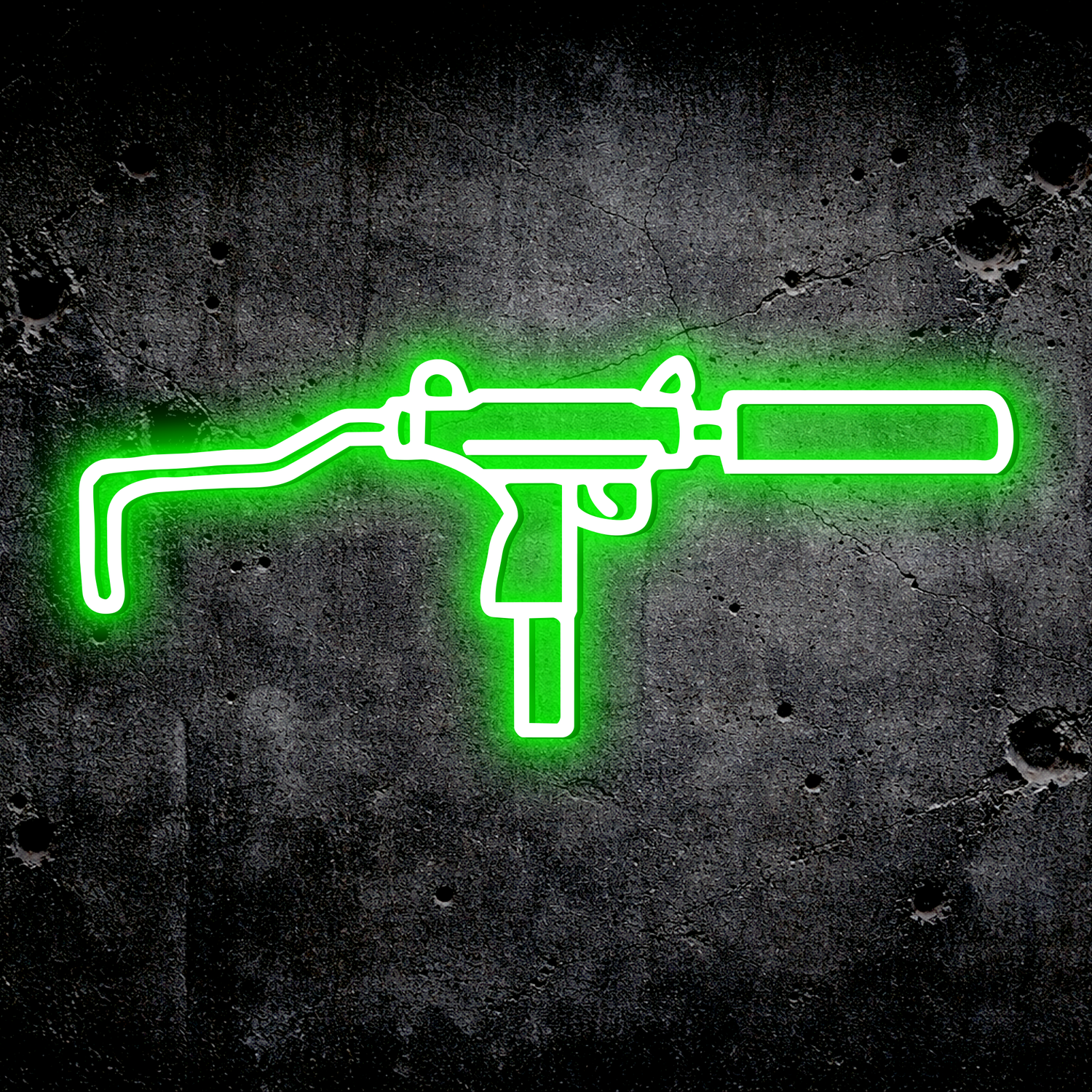 Mini Uzi LED Sign – TacArtCo MINI