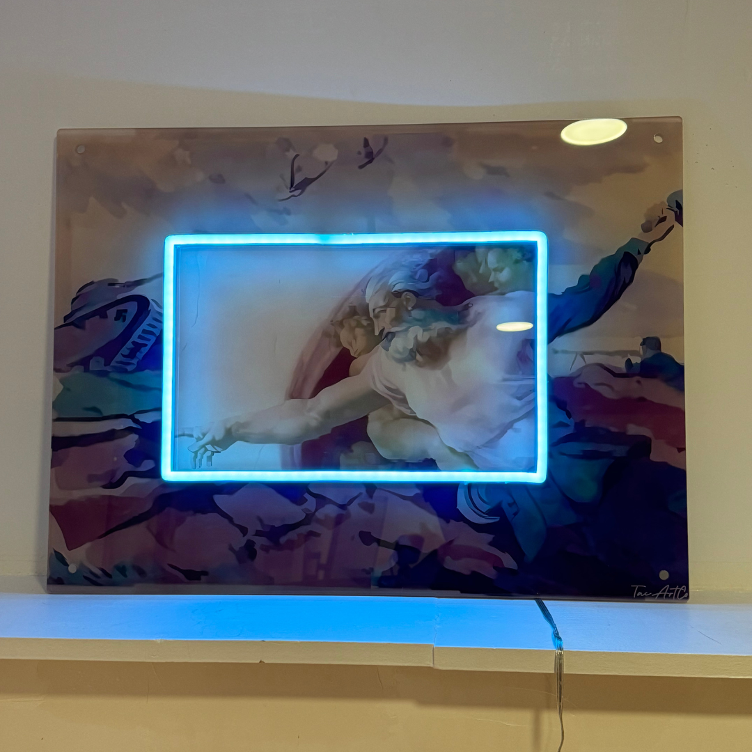 Adam Throwin' Nades  - LED Wall Art (RGB)