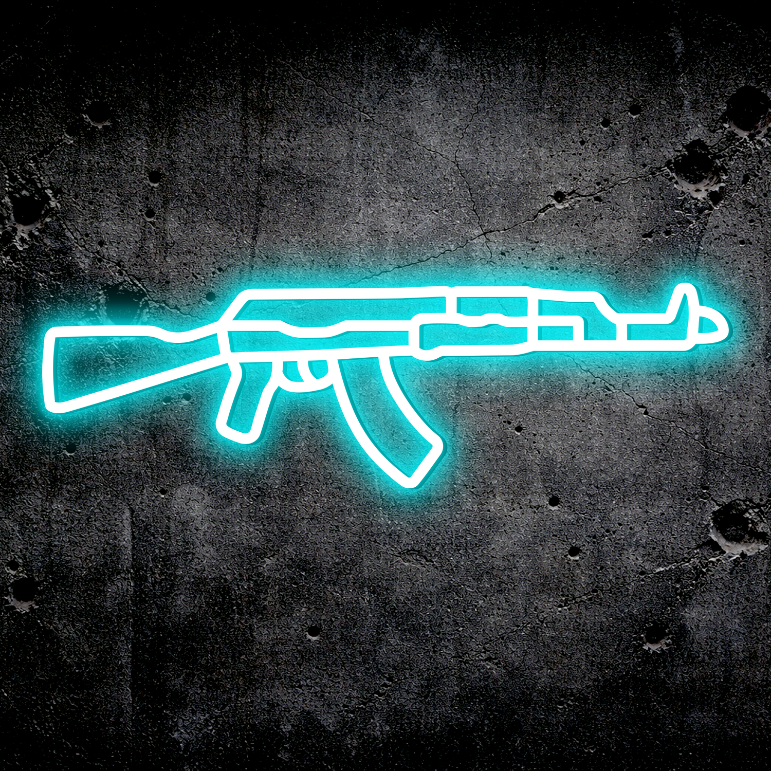 AK47 LED Sign – TacArtCo MINI