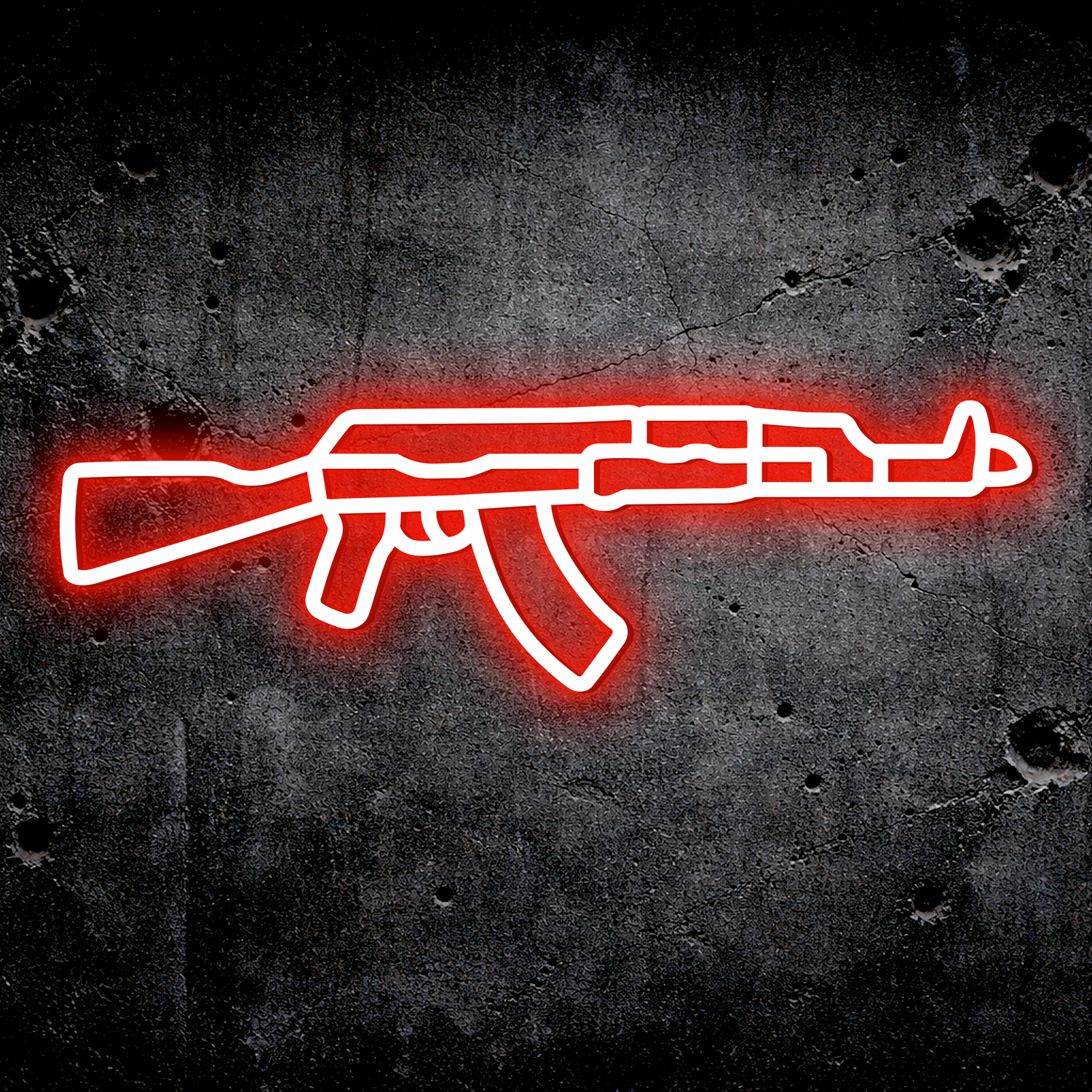 AK47 LED Sign – TacArtCo MINI