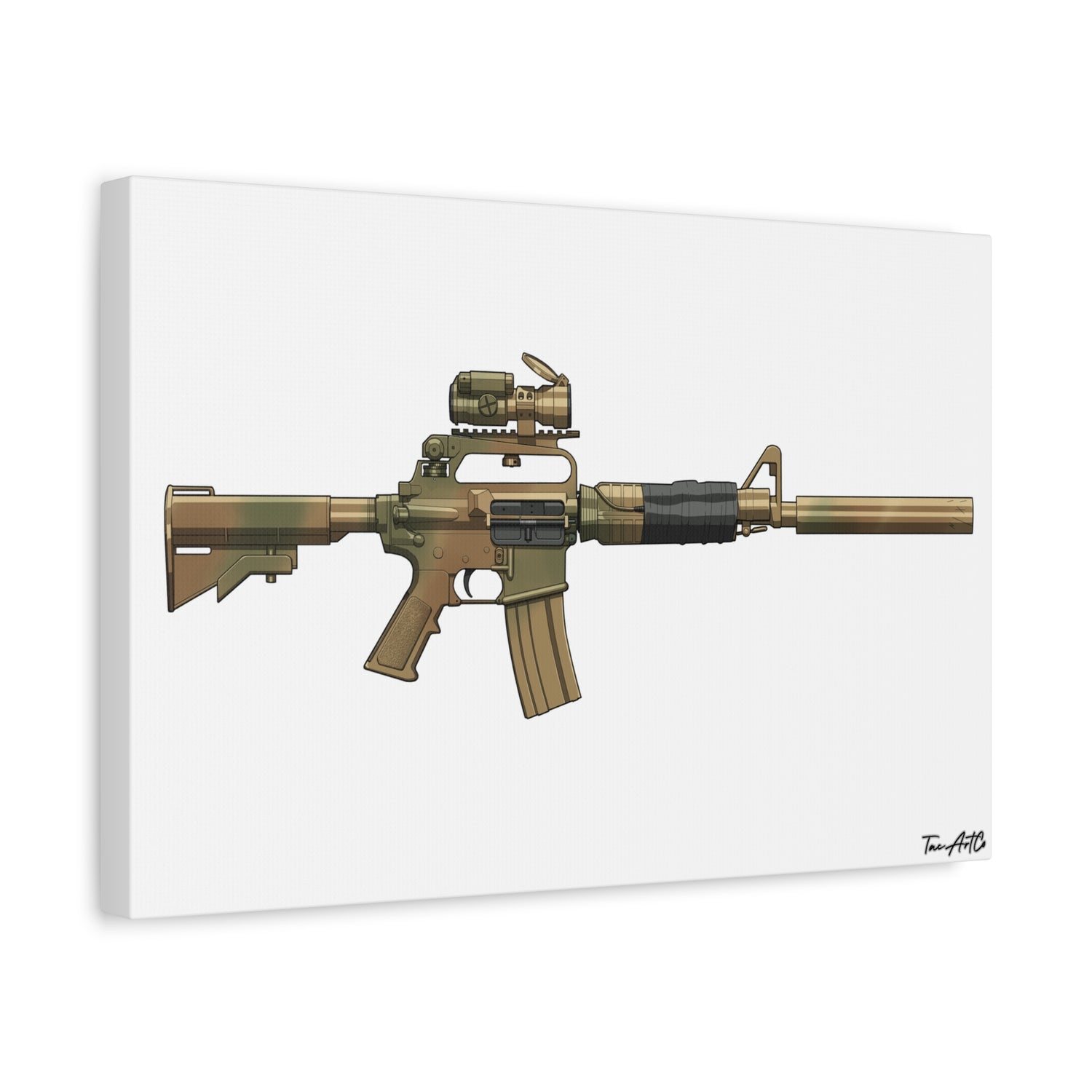 Gordy CAR-15 - Canvas Print
