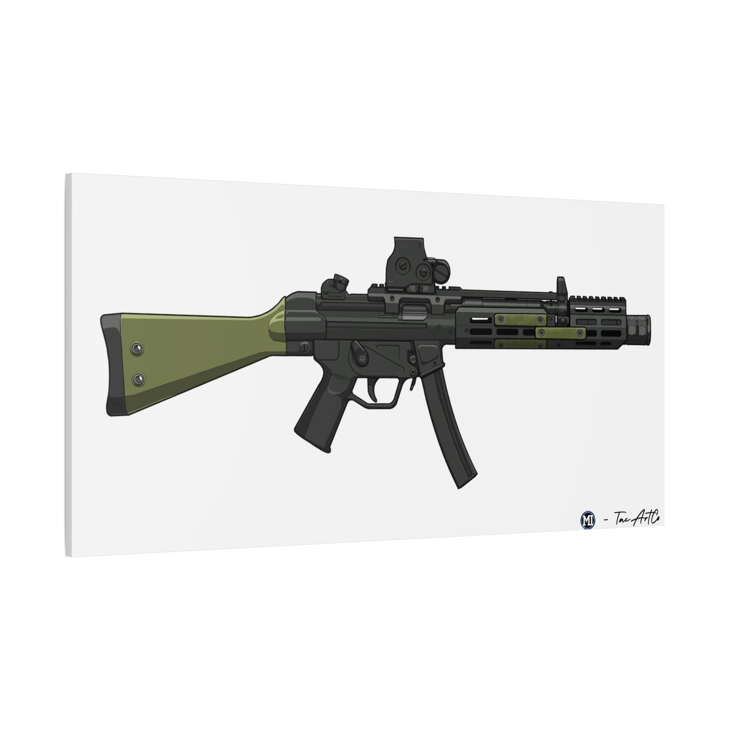MP5 Canvas Print – Modern Classic