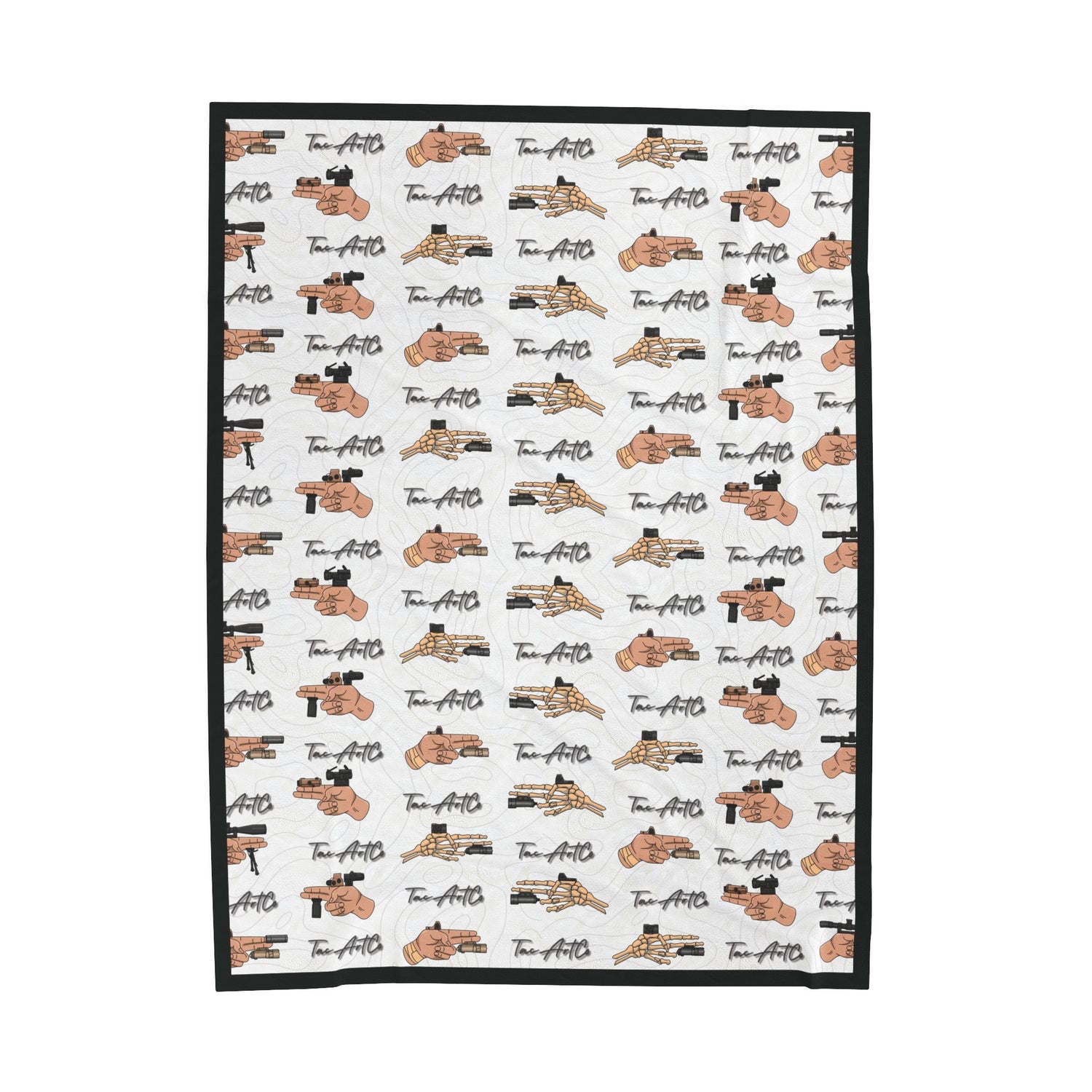 Finger Pew - Velveteen Plush Blanket