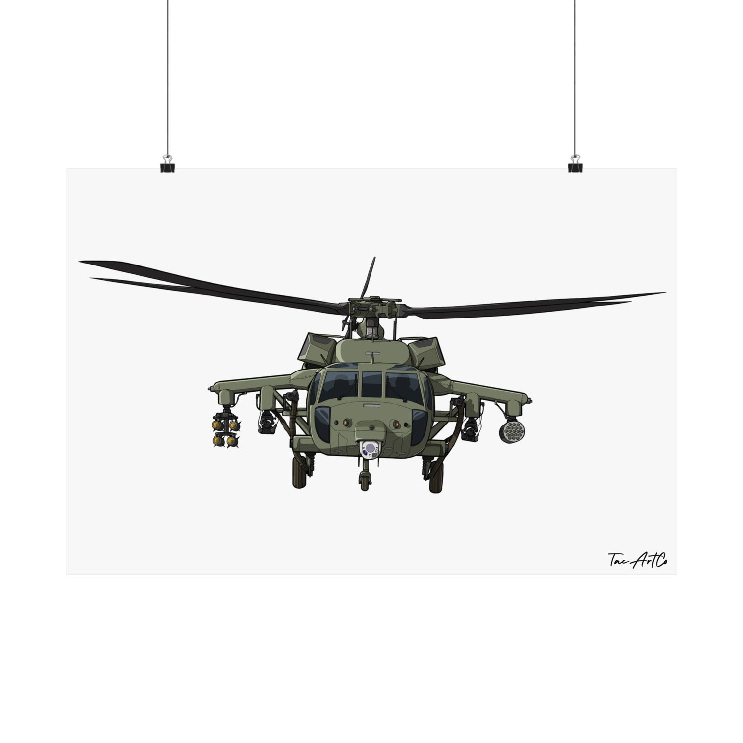 Blackhawk v1 - Matte Poster