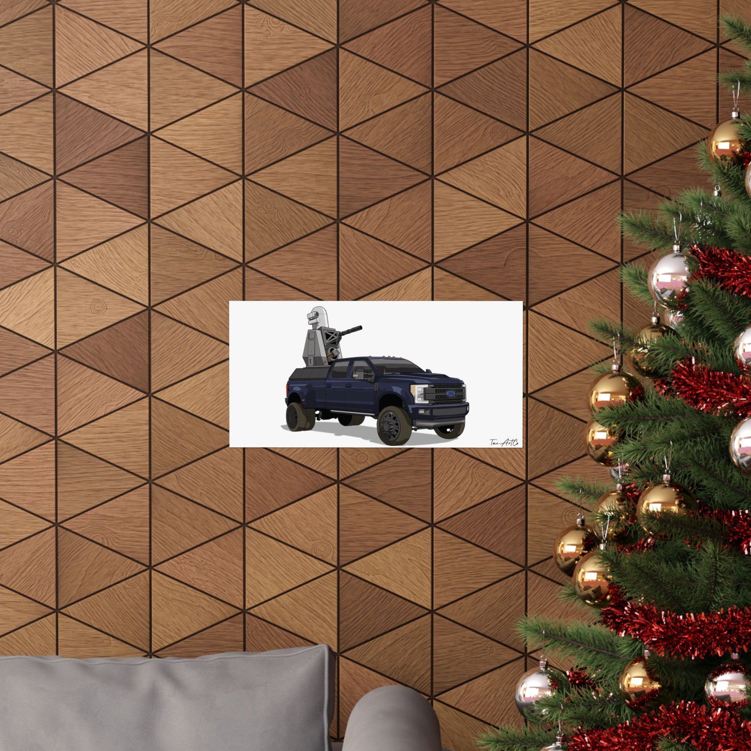 F350 Technical - Matte Poster