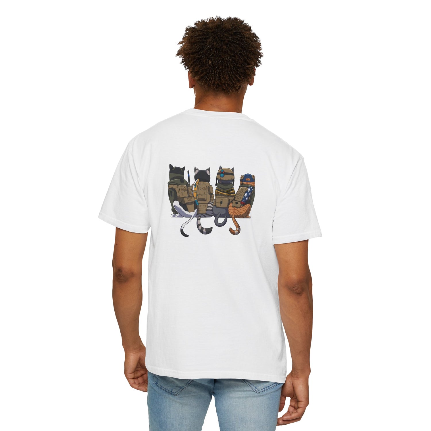 Tactical Cats – The Frontline Felines Tee (No Guns)