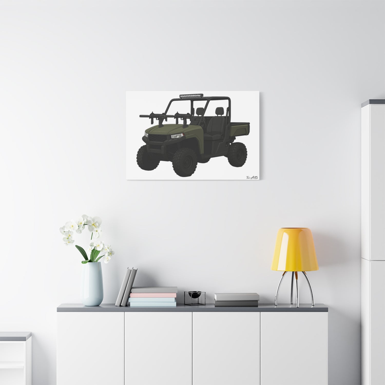 Off-Road Overkill – UTV MP7 Rig Canvas Print