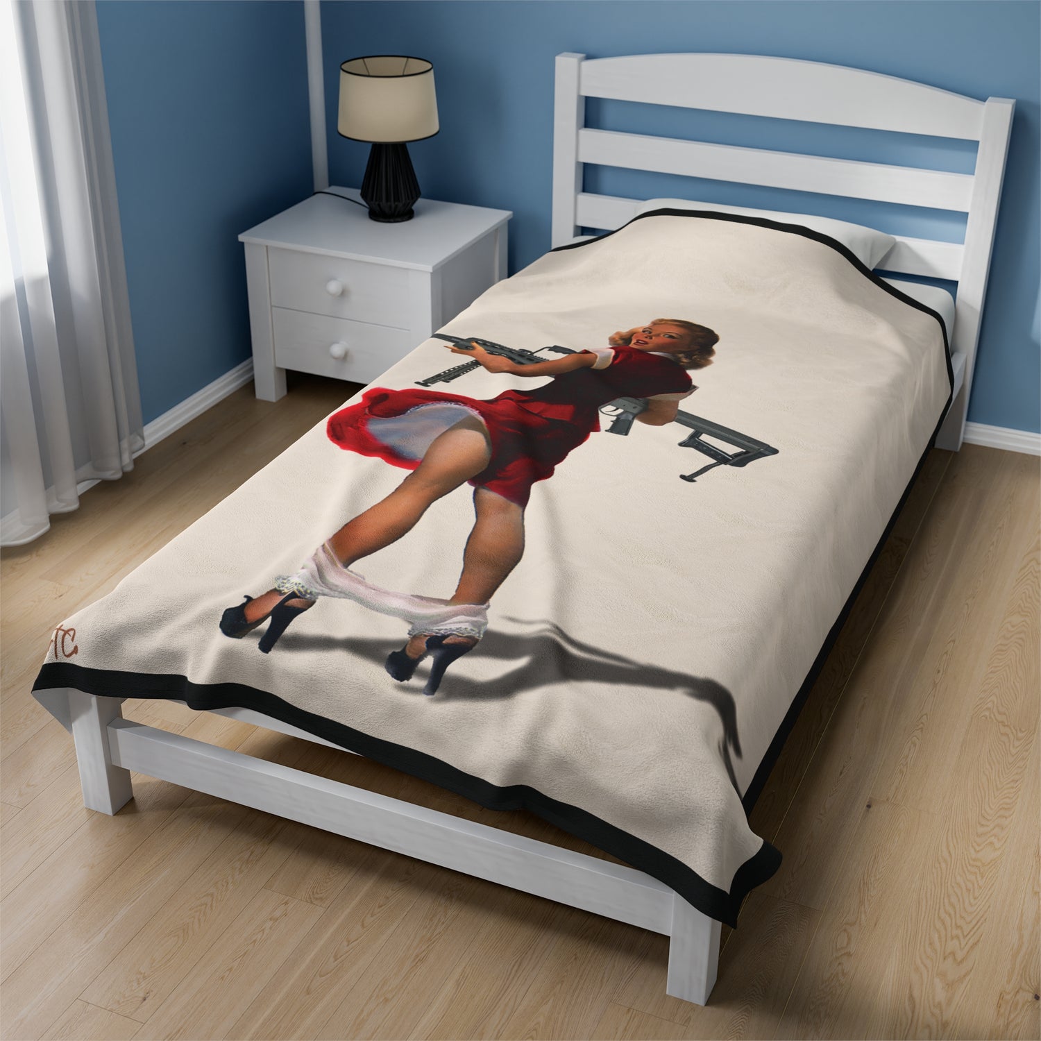 50BMG Girl - Velveteen Plush Blanket