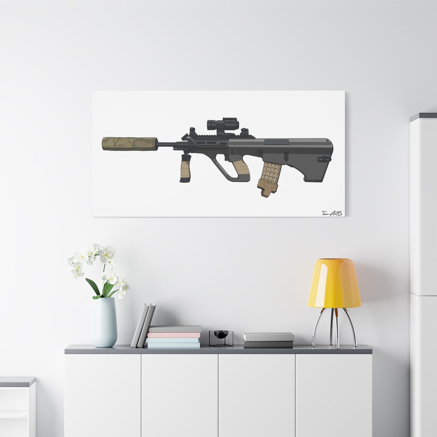 Steyr AUG – Bullpup Rifle Canvas Print