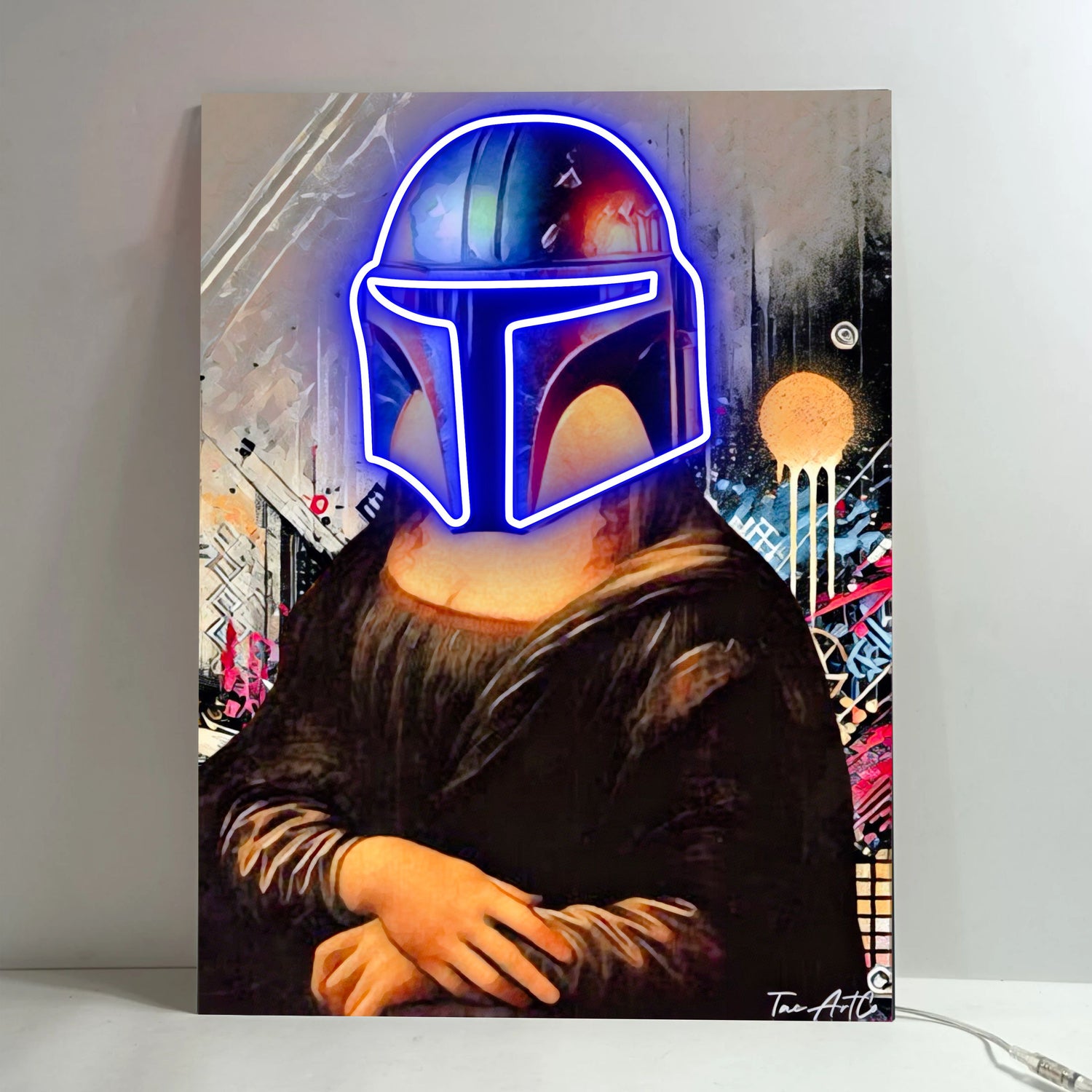 boba lisa  - LED Wall Art (RGB)