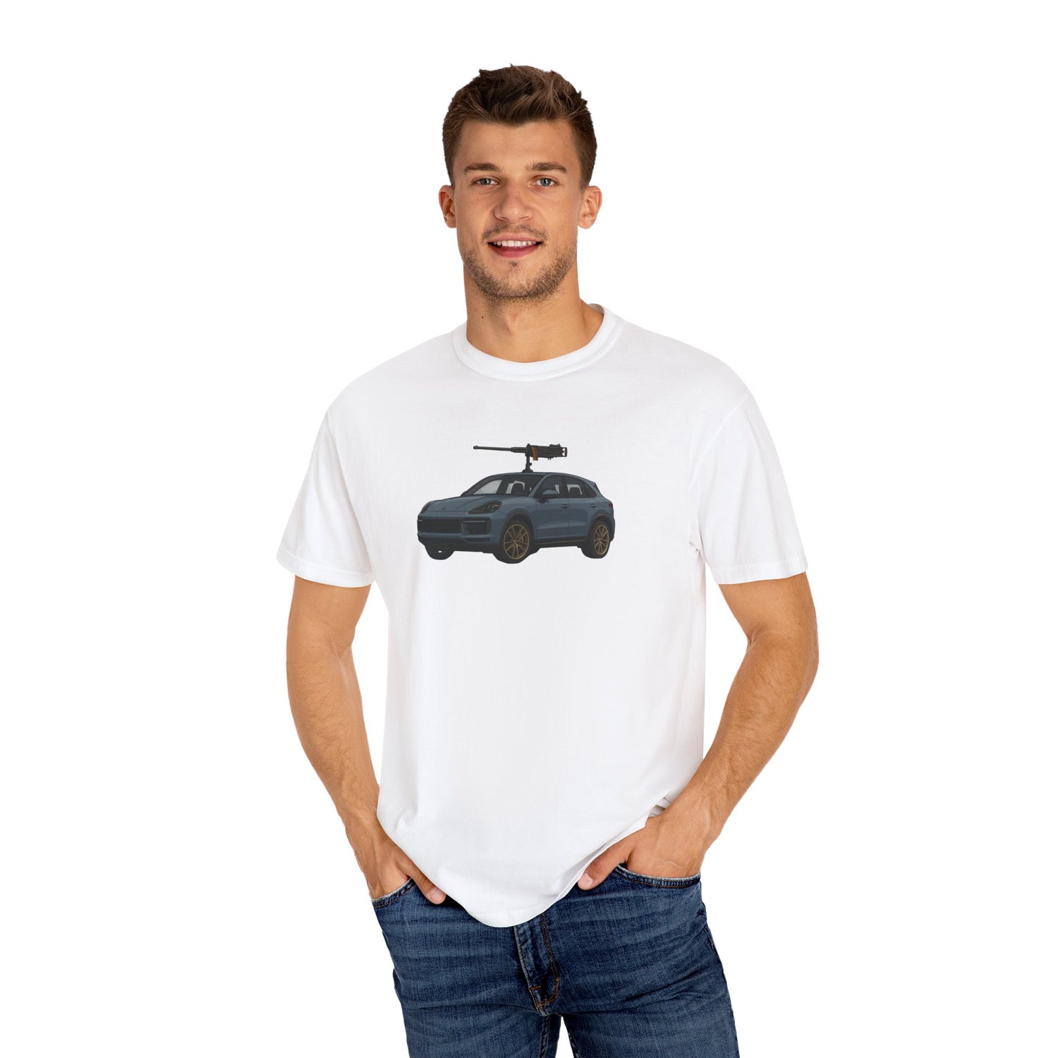 Porsche Cayenne Technical - Comfort Color 1717 Tee