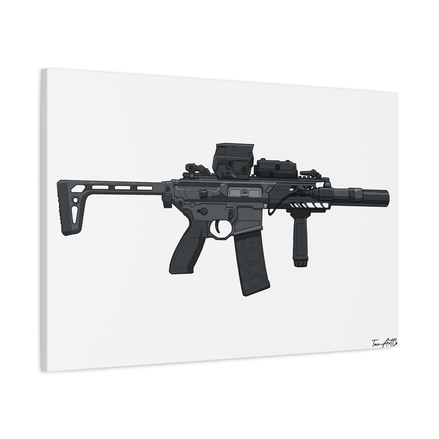 SIG MCX – Compact Rifle Canvas Print