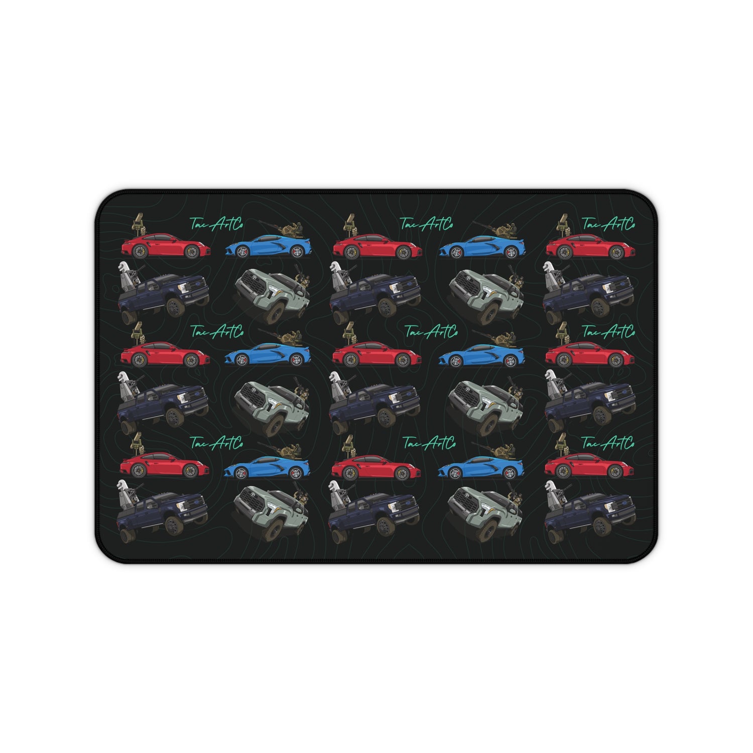 Technical Pattern - Desk Mat