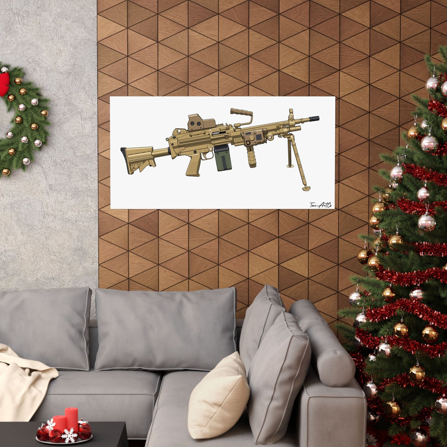 M249 LMG - Matte Poster
