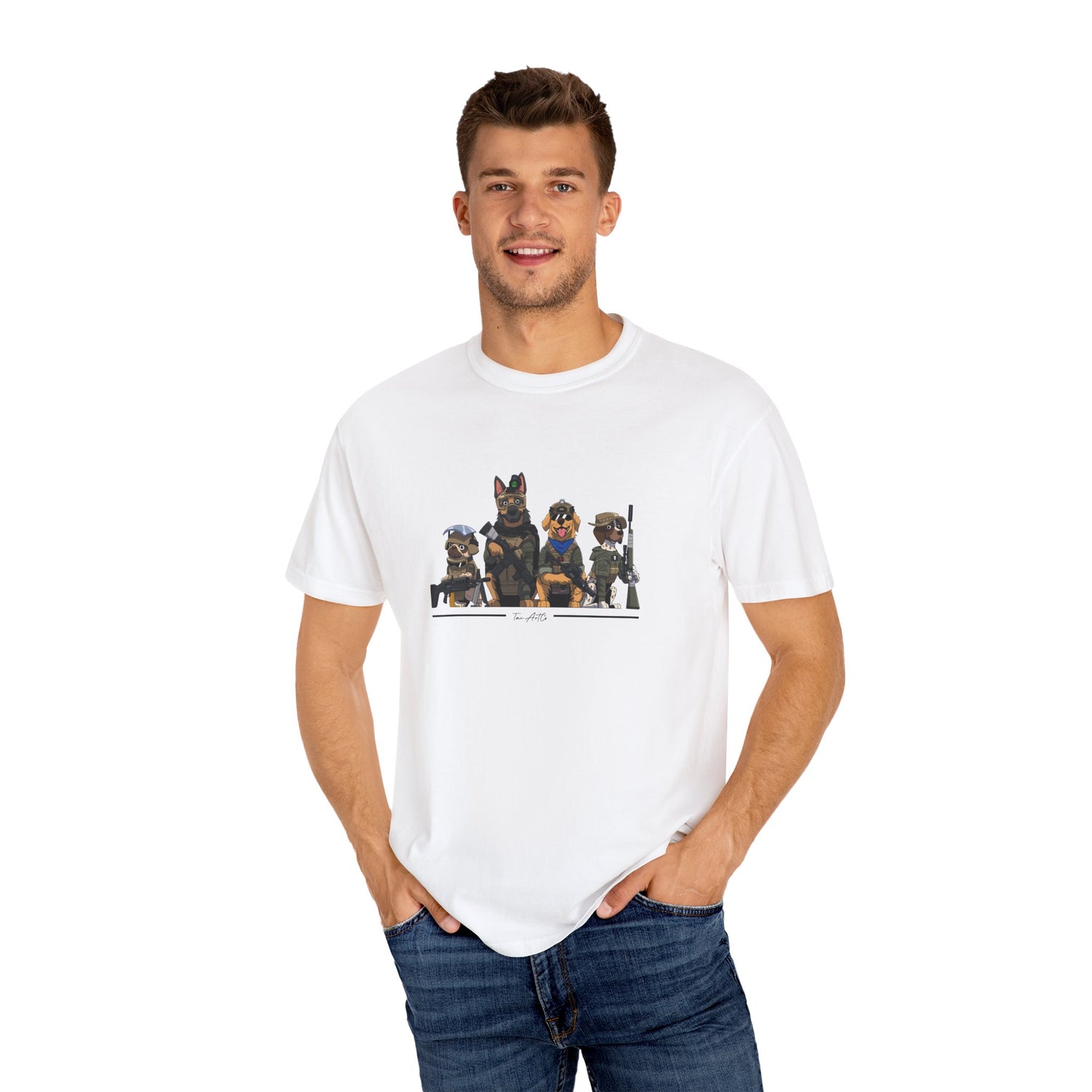 Dog Squad Tee – Sit. Stay. Send It.
