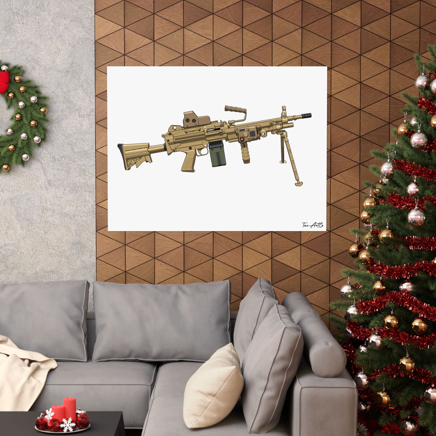 M249 LMG - Matte Poster