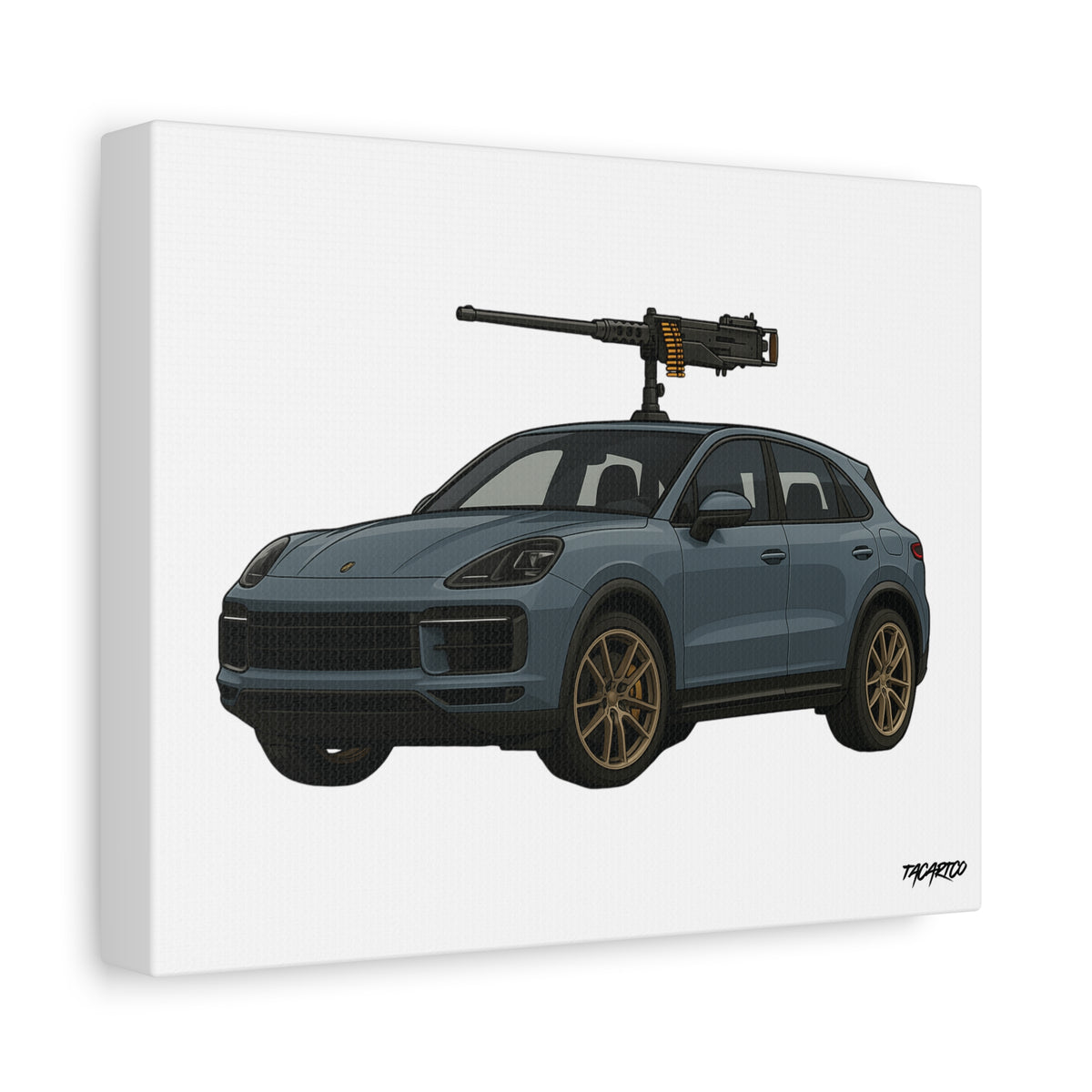 Porsche Cayenne Technical - Canvas Print