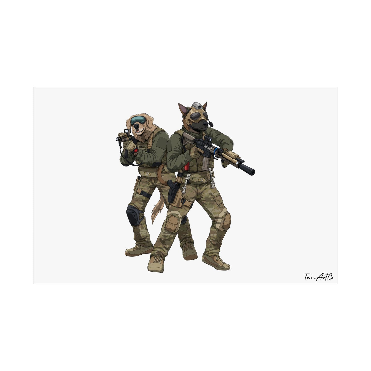 Assault Dog - Matte Poster