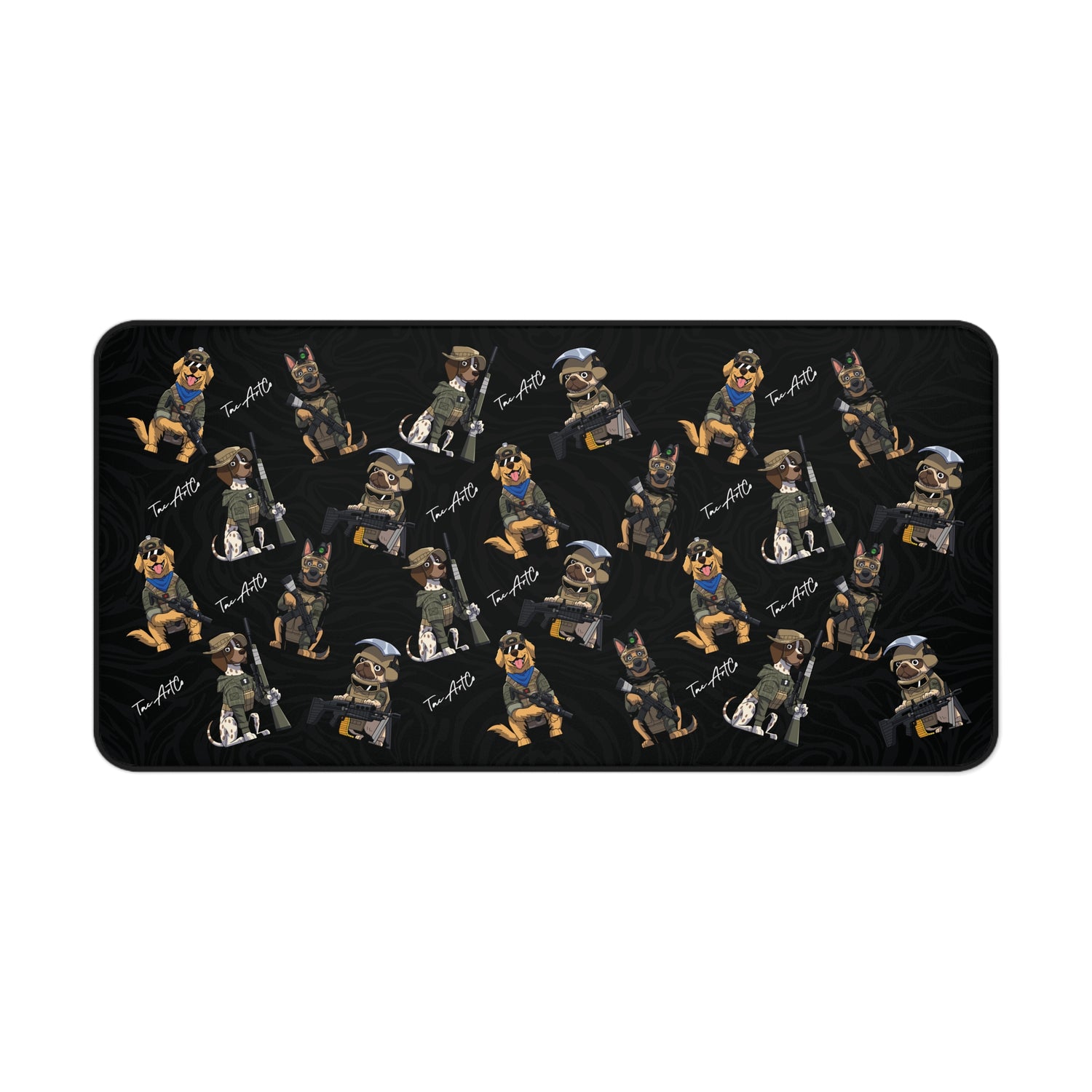 Dog Squad Pattern - Desk Mat