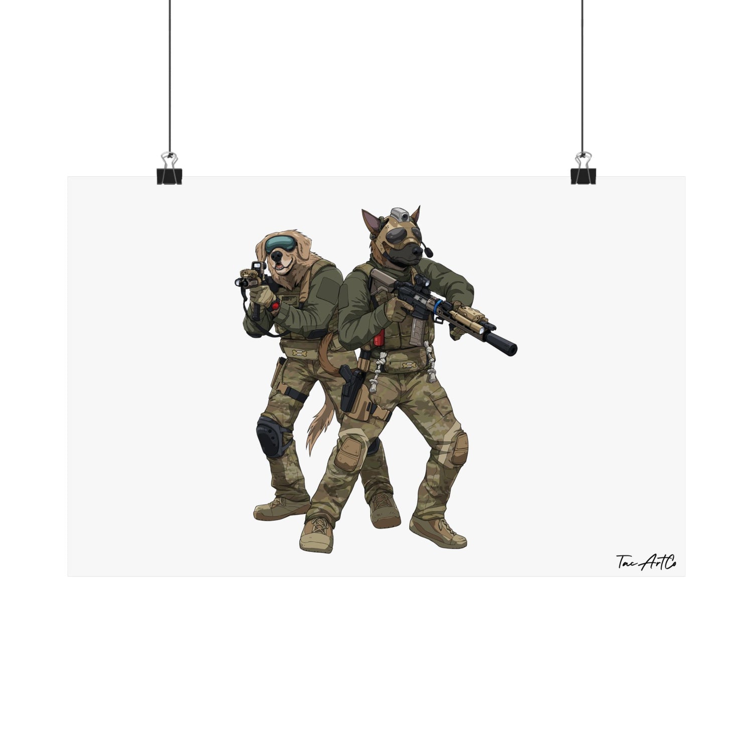 Assault Dog - Matte Poster