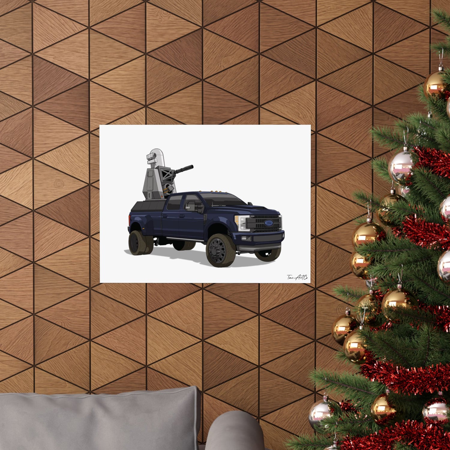 F350 Technical - Matte Poster