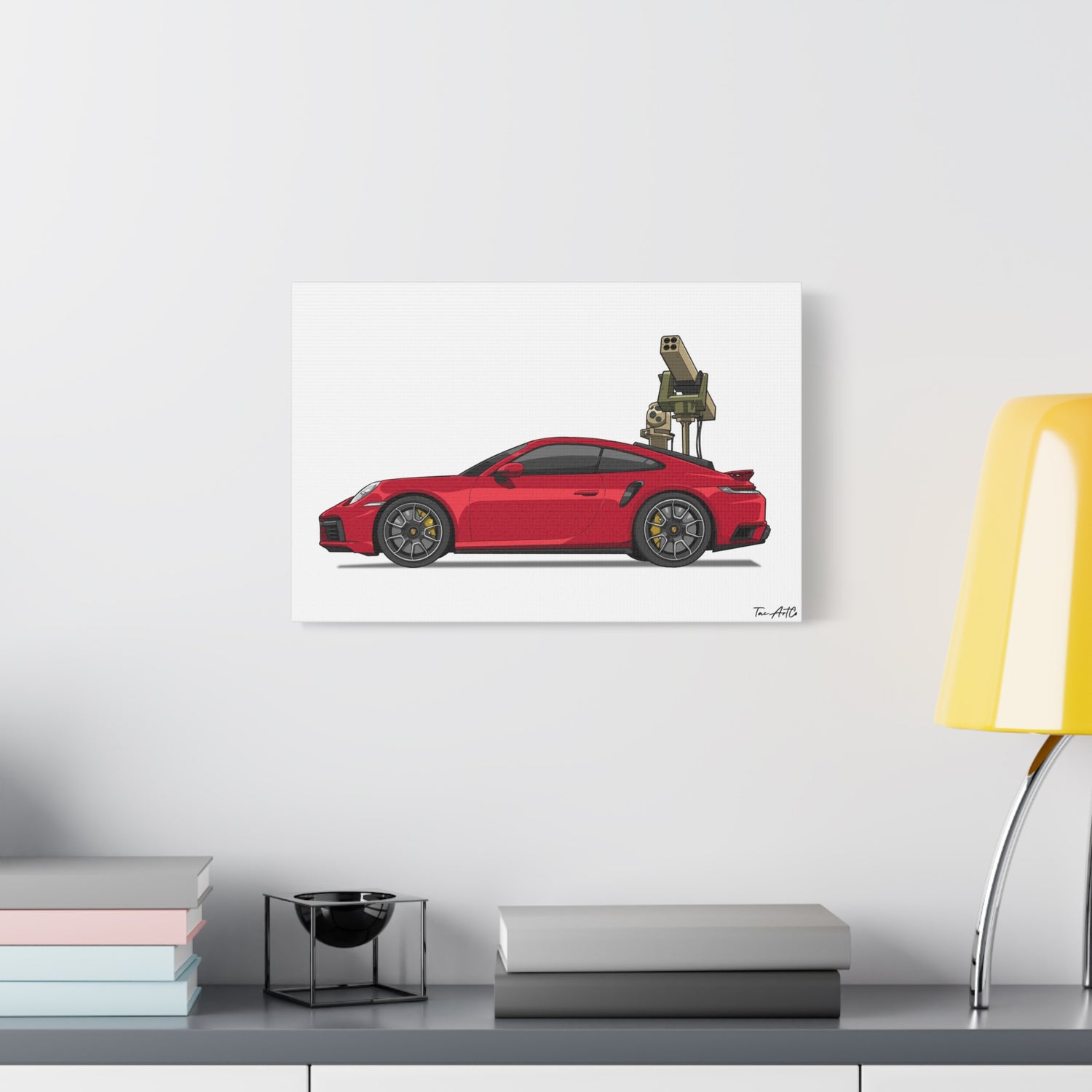 Porsche 911 Technical – Canvas Print