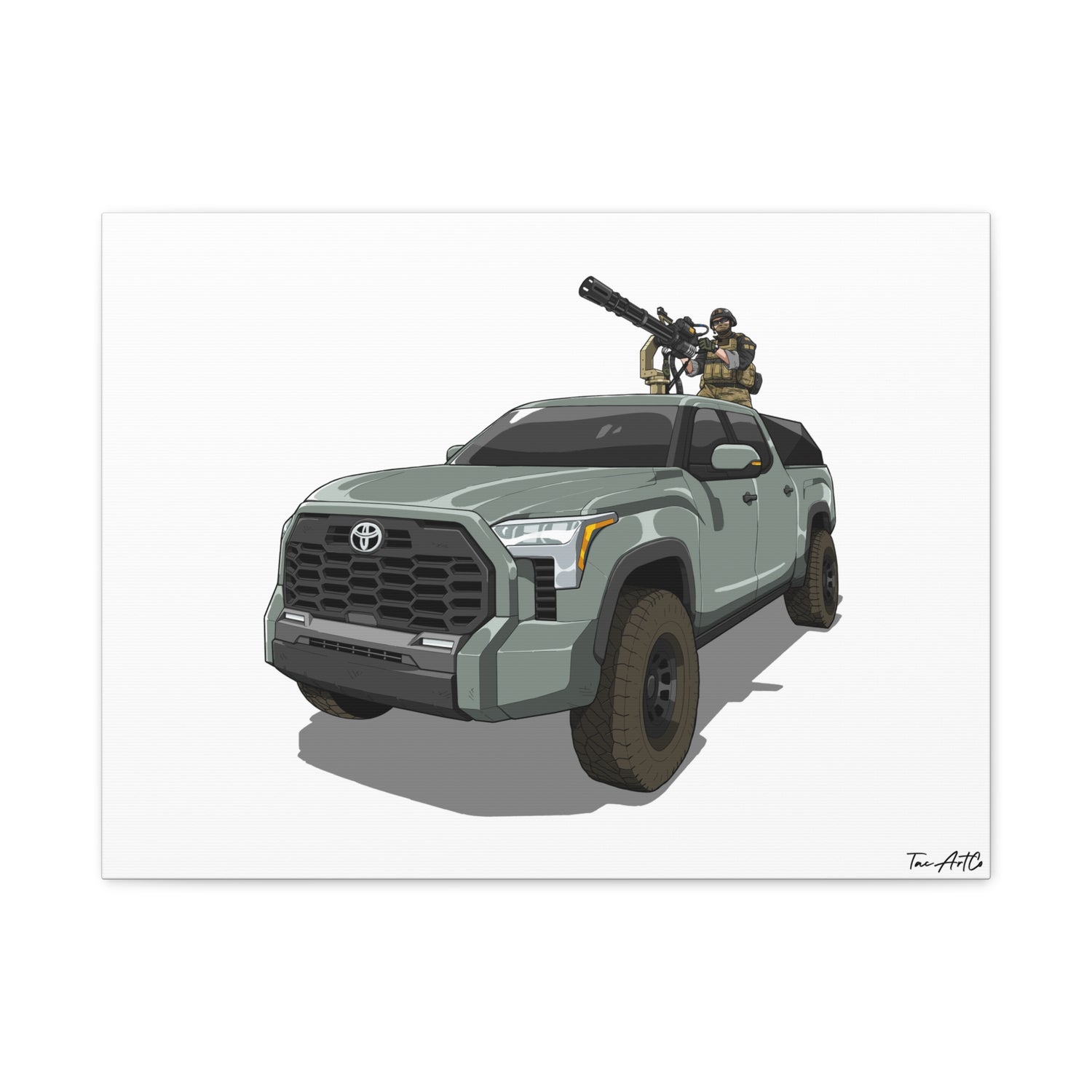Tundra Technical – Canvas Print