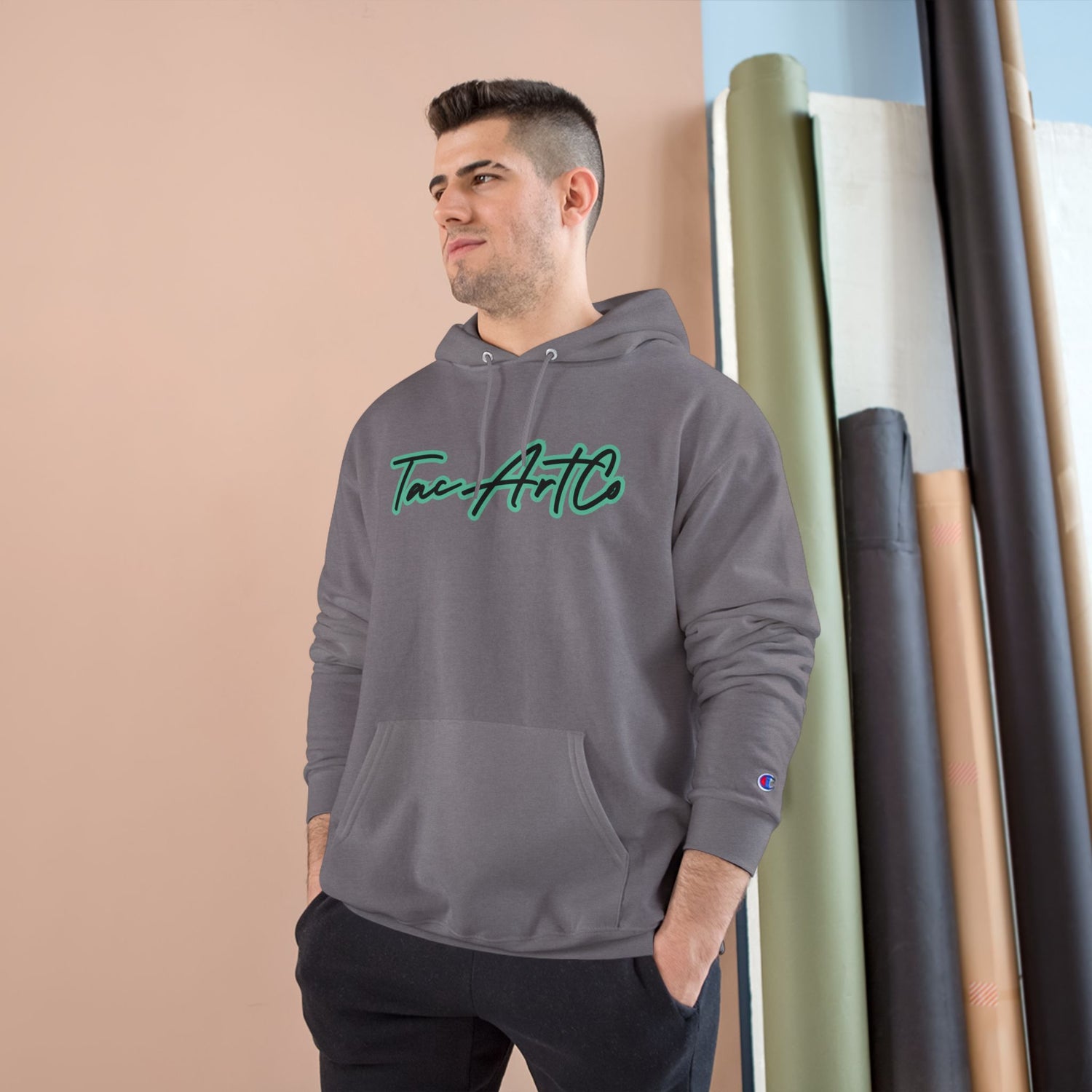TacArtCo Logo - Champion Hoodie