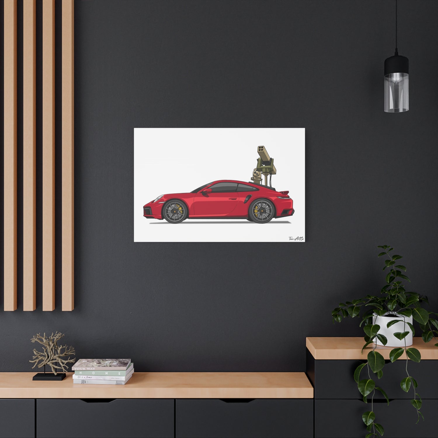Porsche 911 Technical – Canvas Print