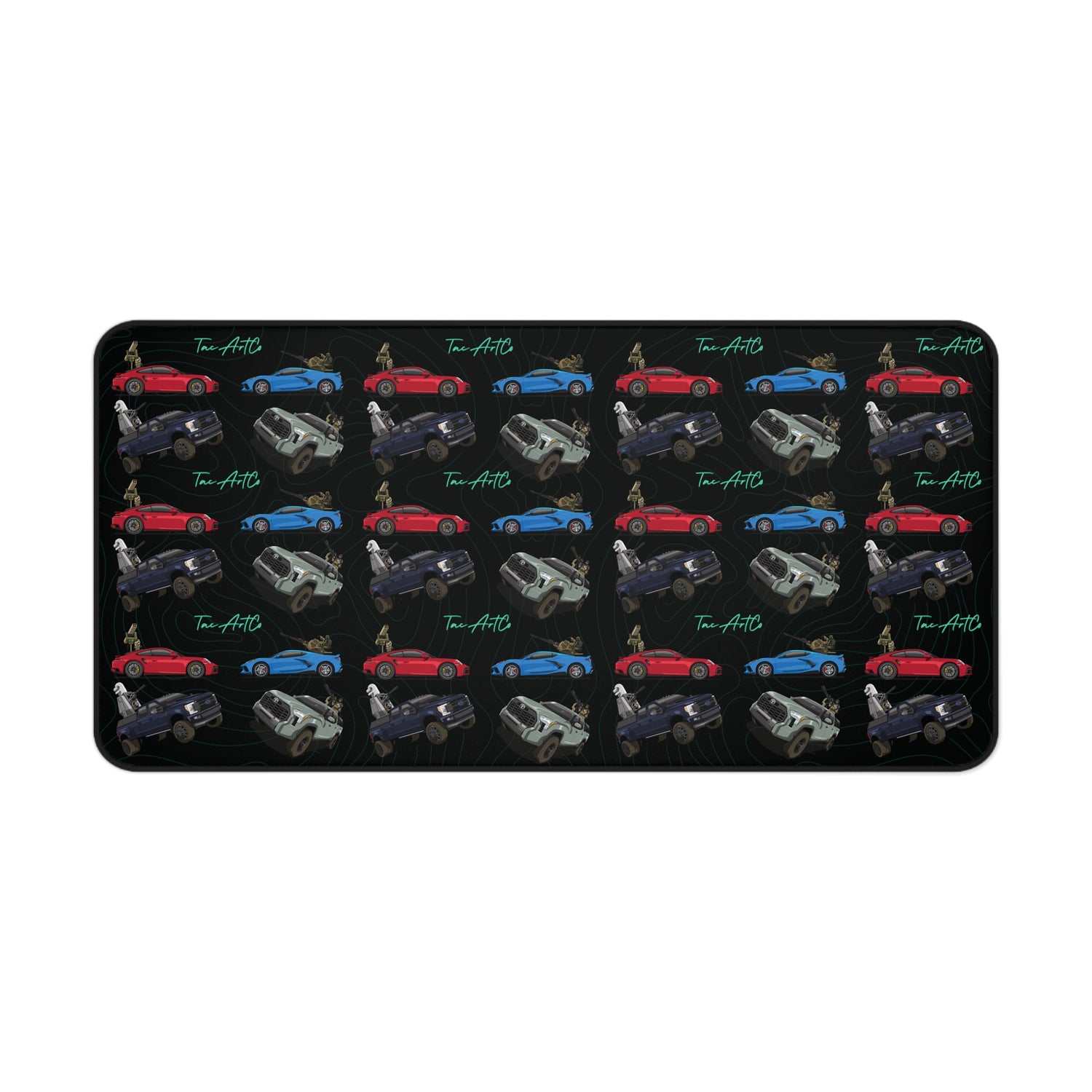 Technical Pattern - Desk Mat