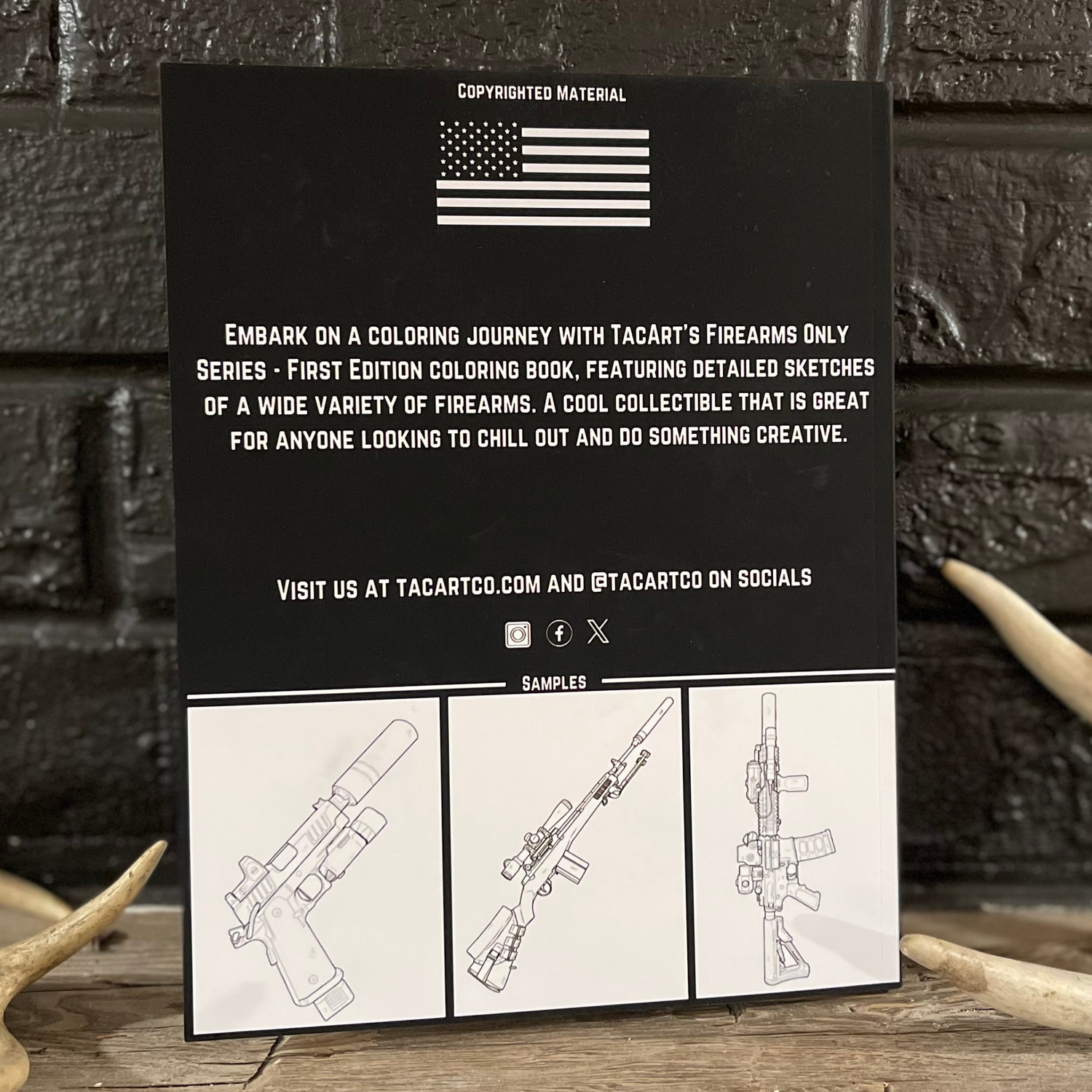 TacArt Coloring Books Firearms Only Series - First Edition