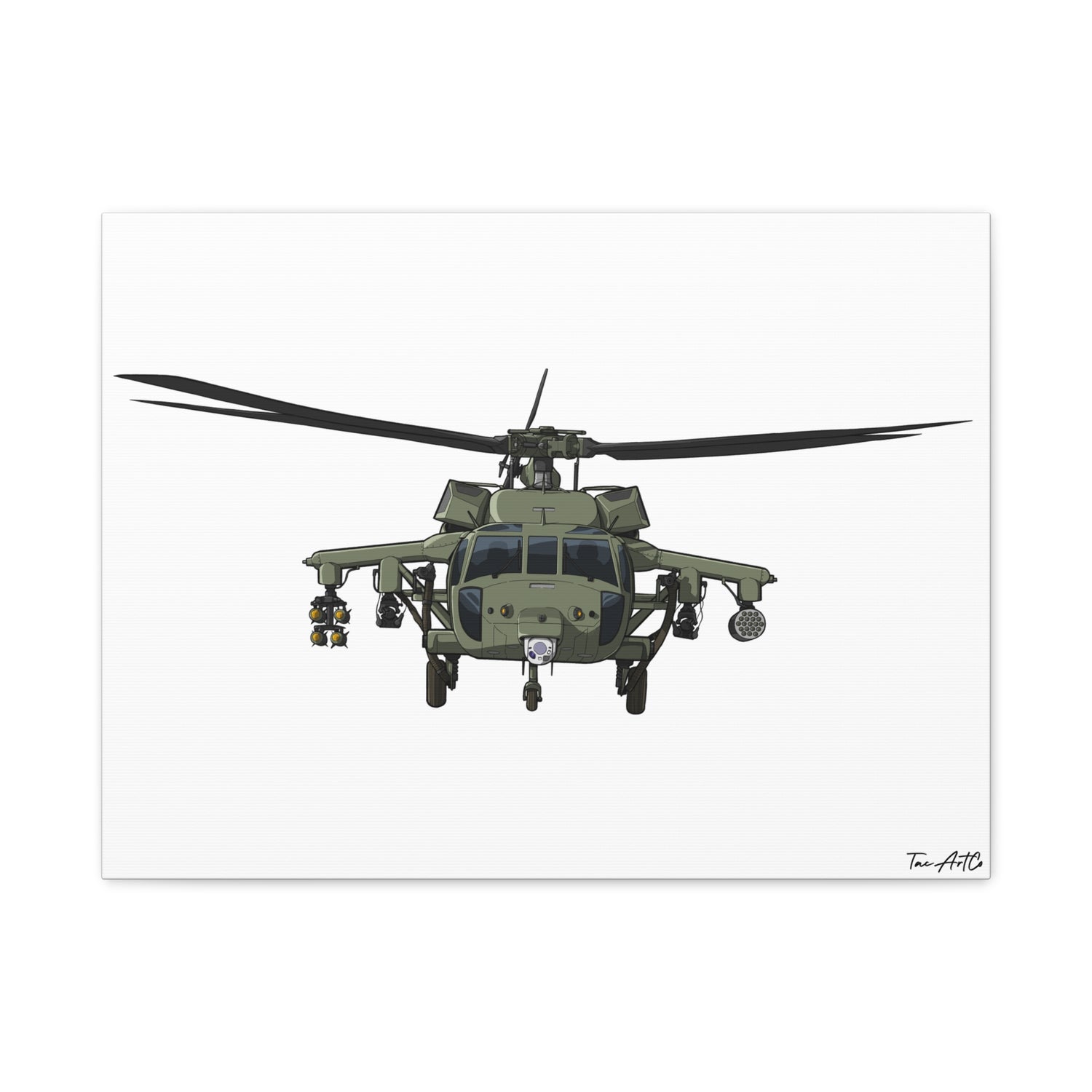 Black Hawk Helicopter – Canvas Print
