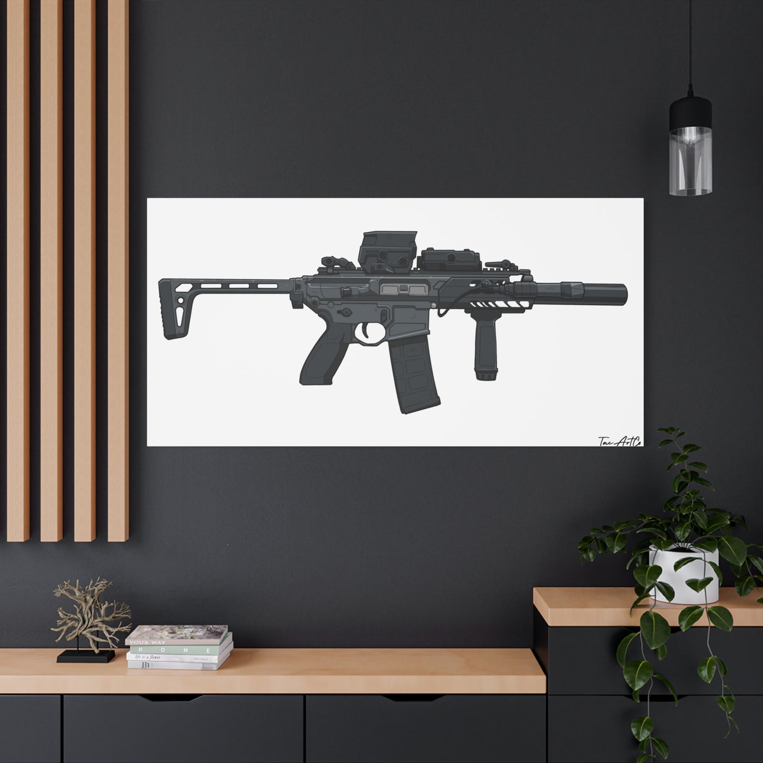 SIG MCX – Compact Rifle Canvas Print