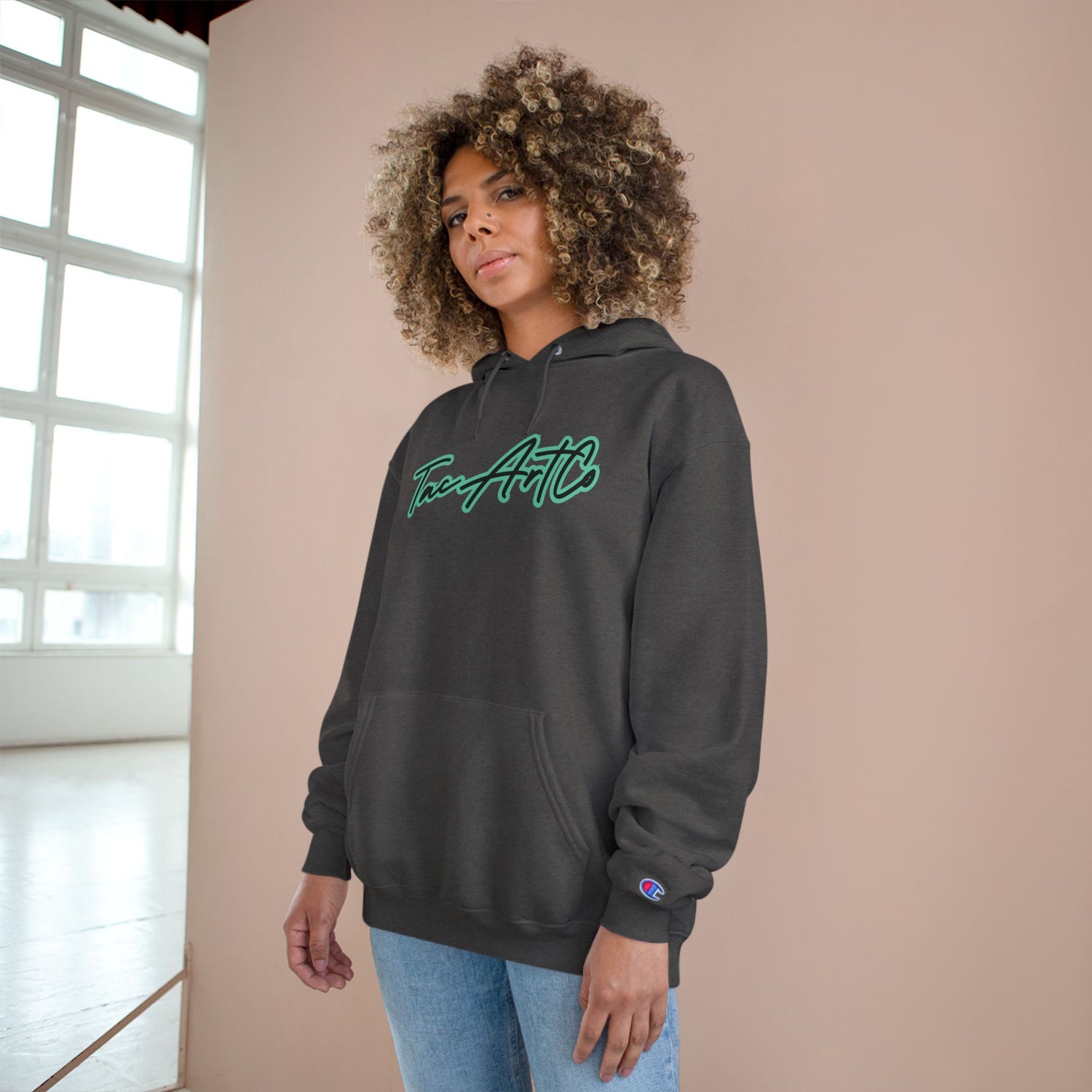 TacArtCo Logo - Champion Hoodie