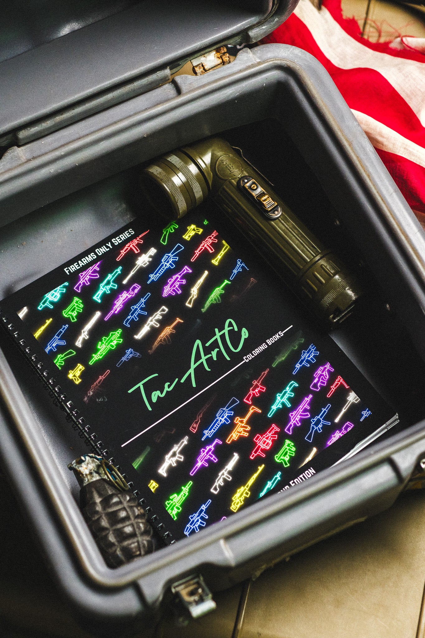 TacArt Coloring Books: Firearms Only Series - Second Edition