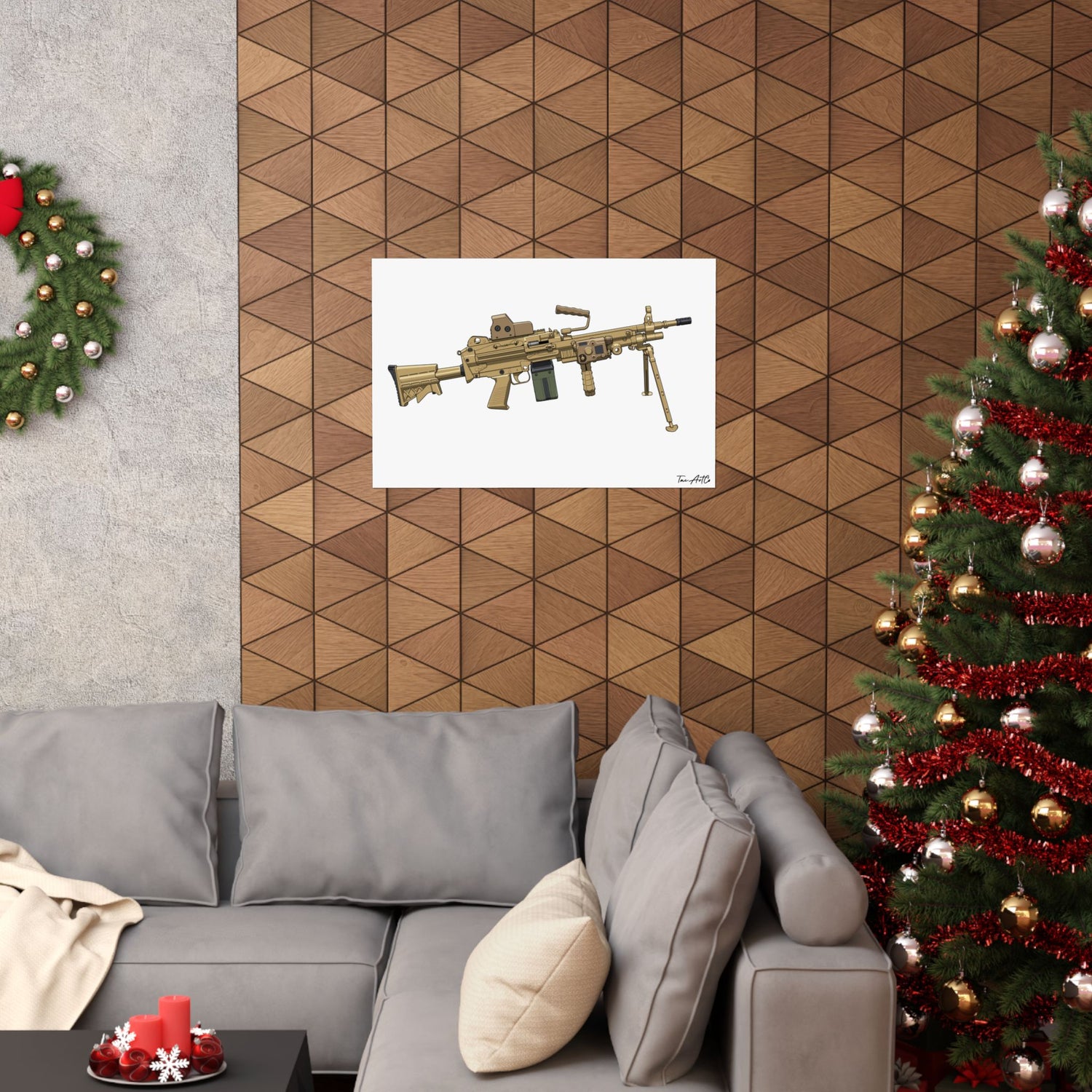 M249 LMG - Matte Poster