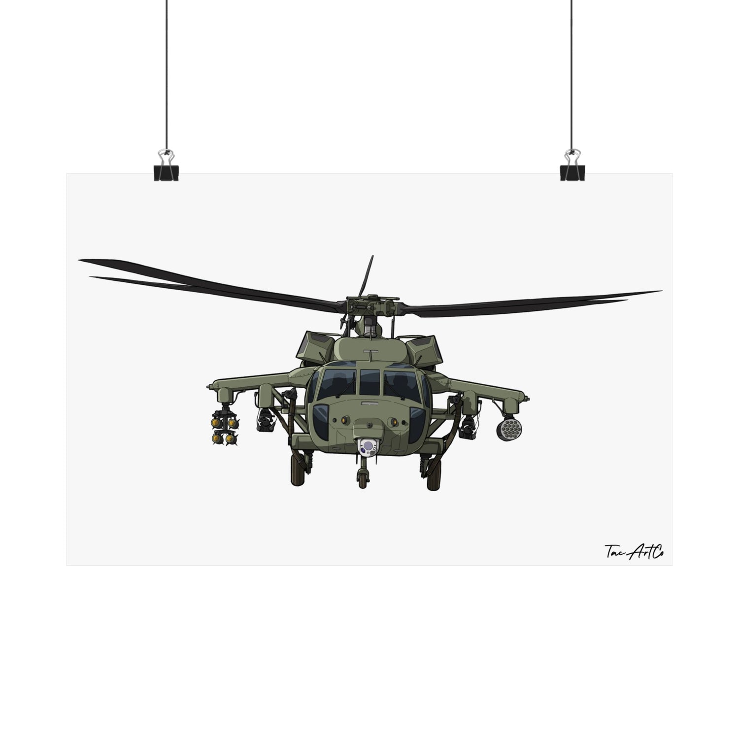 Blackhawk v1 - Matte Poster