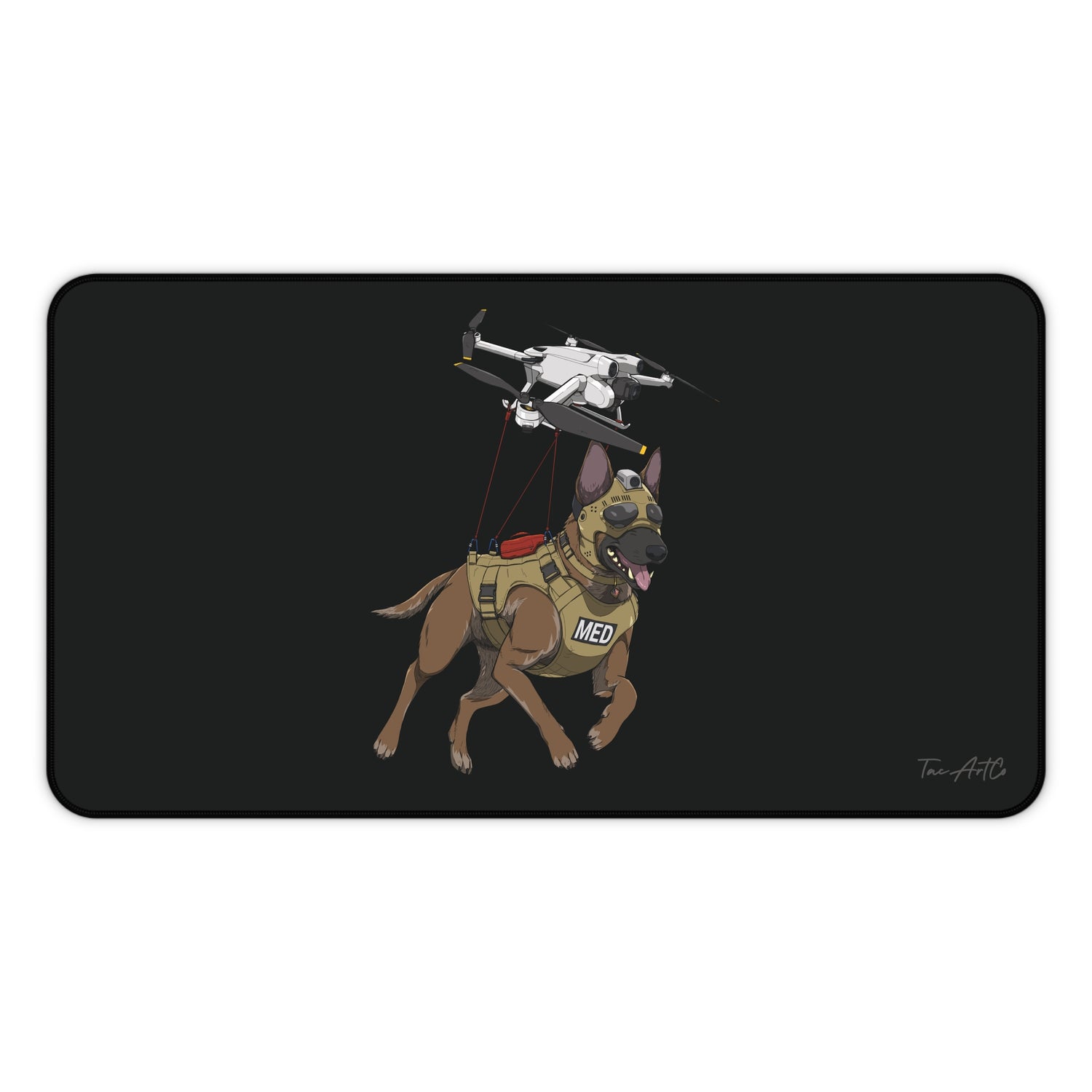 Drone Dog - Desk Mat